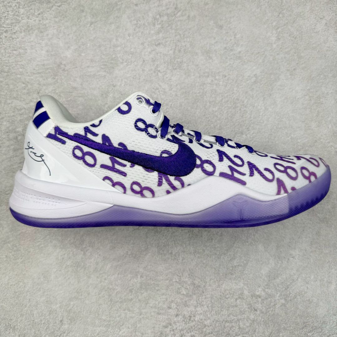  滅世/MAX Kobe8 Ⅷ System 科比8 低筒 React鞋墊 籃球鞋 實戰鞋 球鞋 男鞋 数字 紫色 FQ3549-100