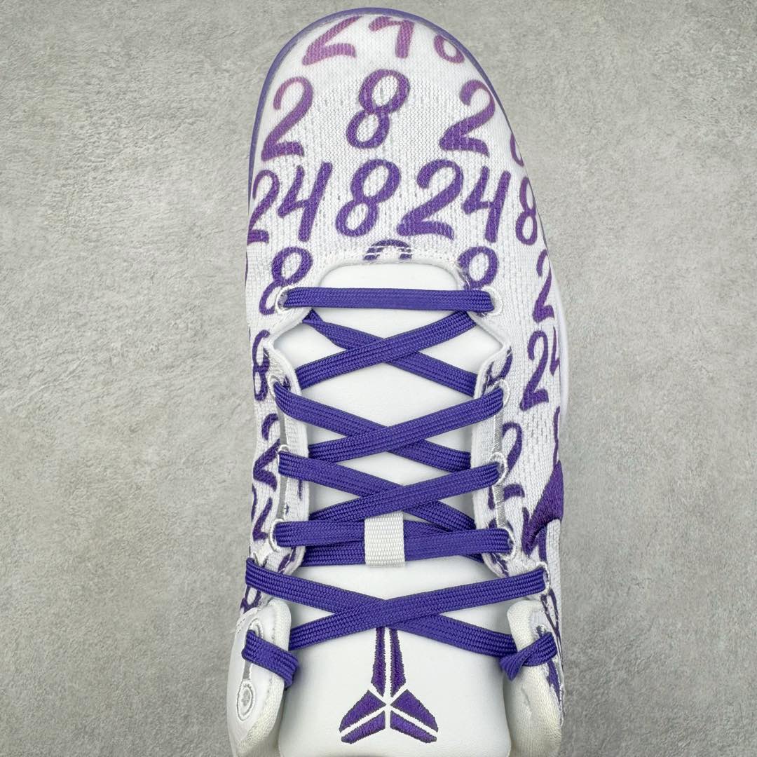  滅世/MAX Kobe8 Ⅷ System 科比8 低筒 React鞋墊 籃球鞋 實戰鞋 球鞋 男鞋 数字 紫色 FQ3549-100