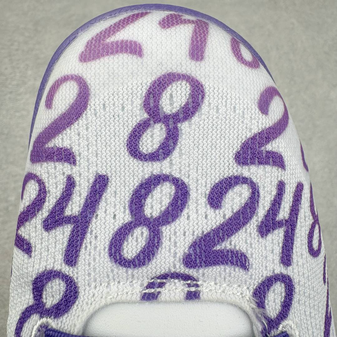  滅世/MAX Kobe8 Ⅷ System 科比8 低筒 React鞋墊 籃球鞋 實戰鞋 球鞋 男鞋 数字 紫色 FQ3549-100