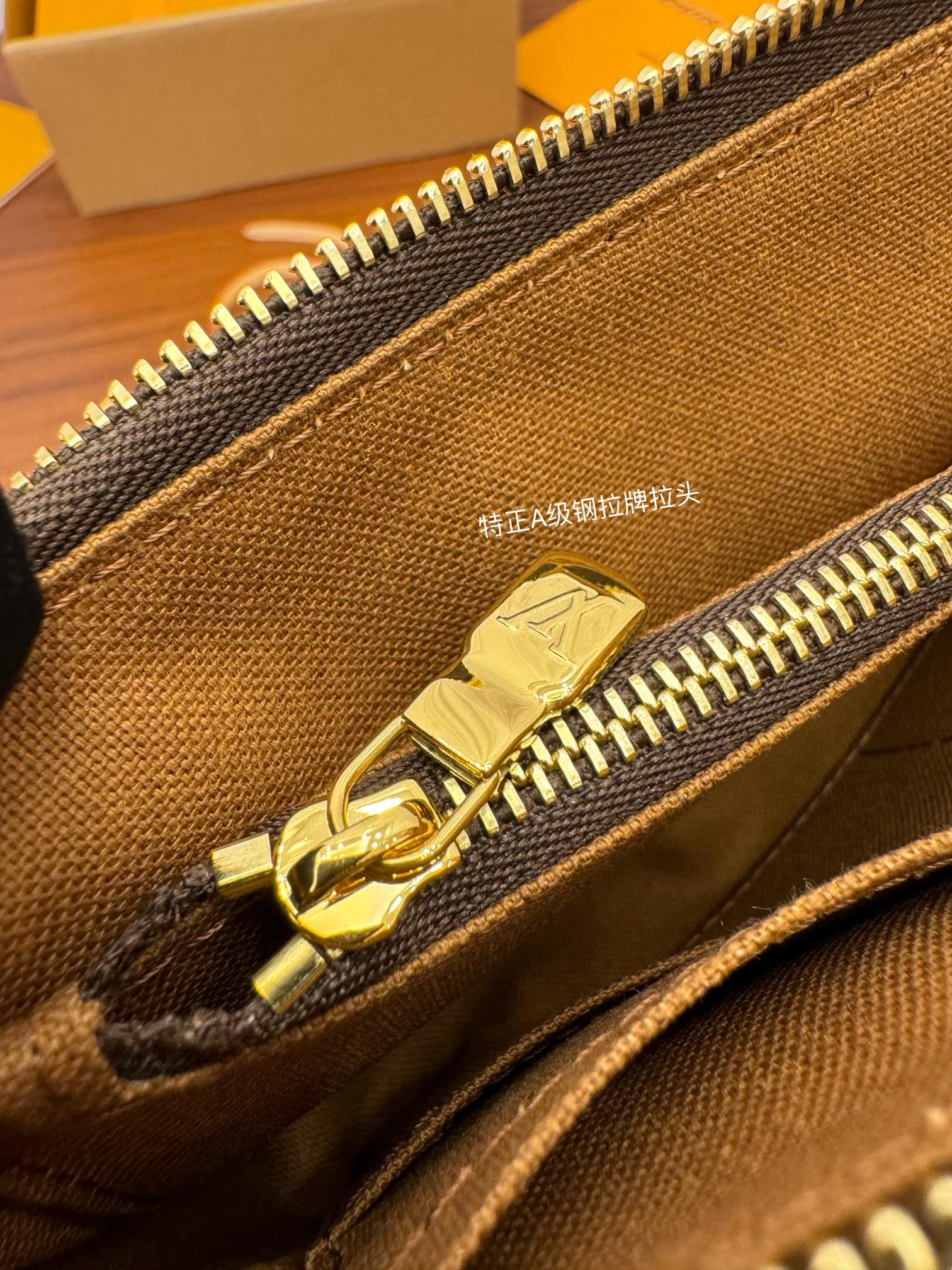 特級芯片 LOUIS VUITTON Pochette Accessoires LV 路易威登  牛皮革 斜挎包 单肩包 双肩包 水桶 手提包 老花棕色 M82766