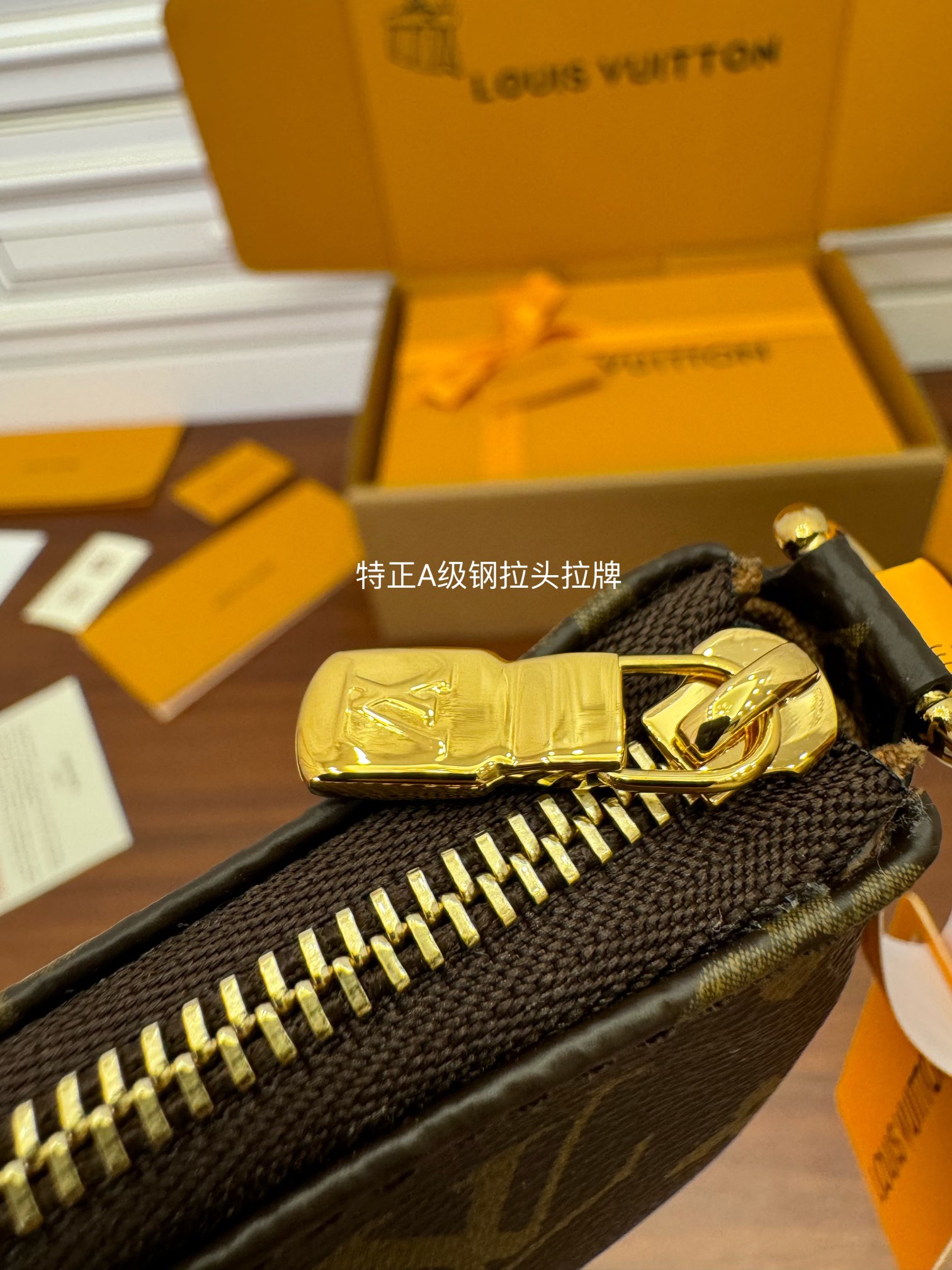 特級芯片 LOUIS VUITTON Pochette Accessoires LV 路易威登  牛皮革 斜挎包 单肩包 双肩包 水桶 手提包 老花棕色 M82766