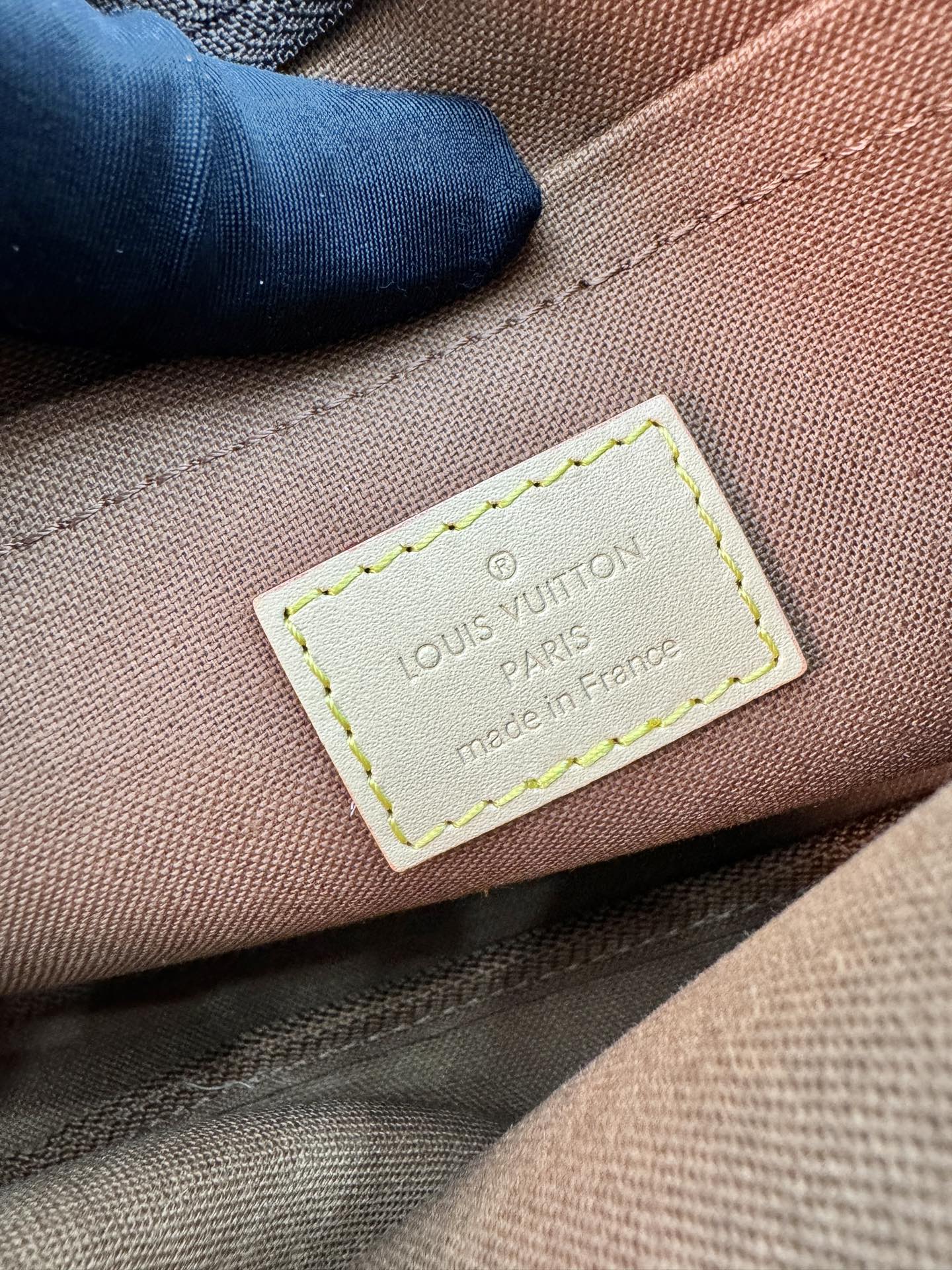 特級芯片 LOUIS VUITTON Multi Pochette LV 链条老花五合一组合包帆布拼皮麻将包 斜挎包 单肩包 腋下包 女款 卡其绿 M44813 