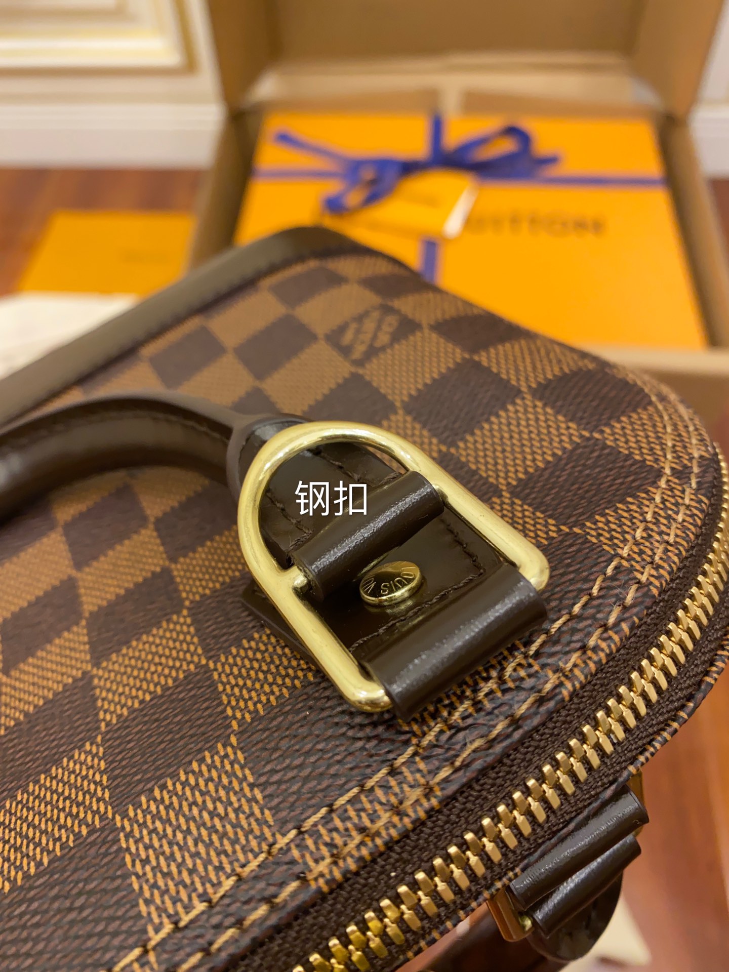 特級芯片 LOUIS VUITTON Alma LV 路易威登  牛皮革 斜挎包 单肩包 双肩包 水桶 手提包 老花棕色格子 N41221