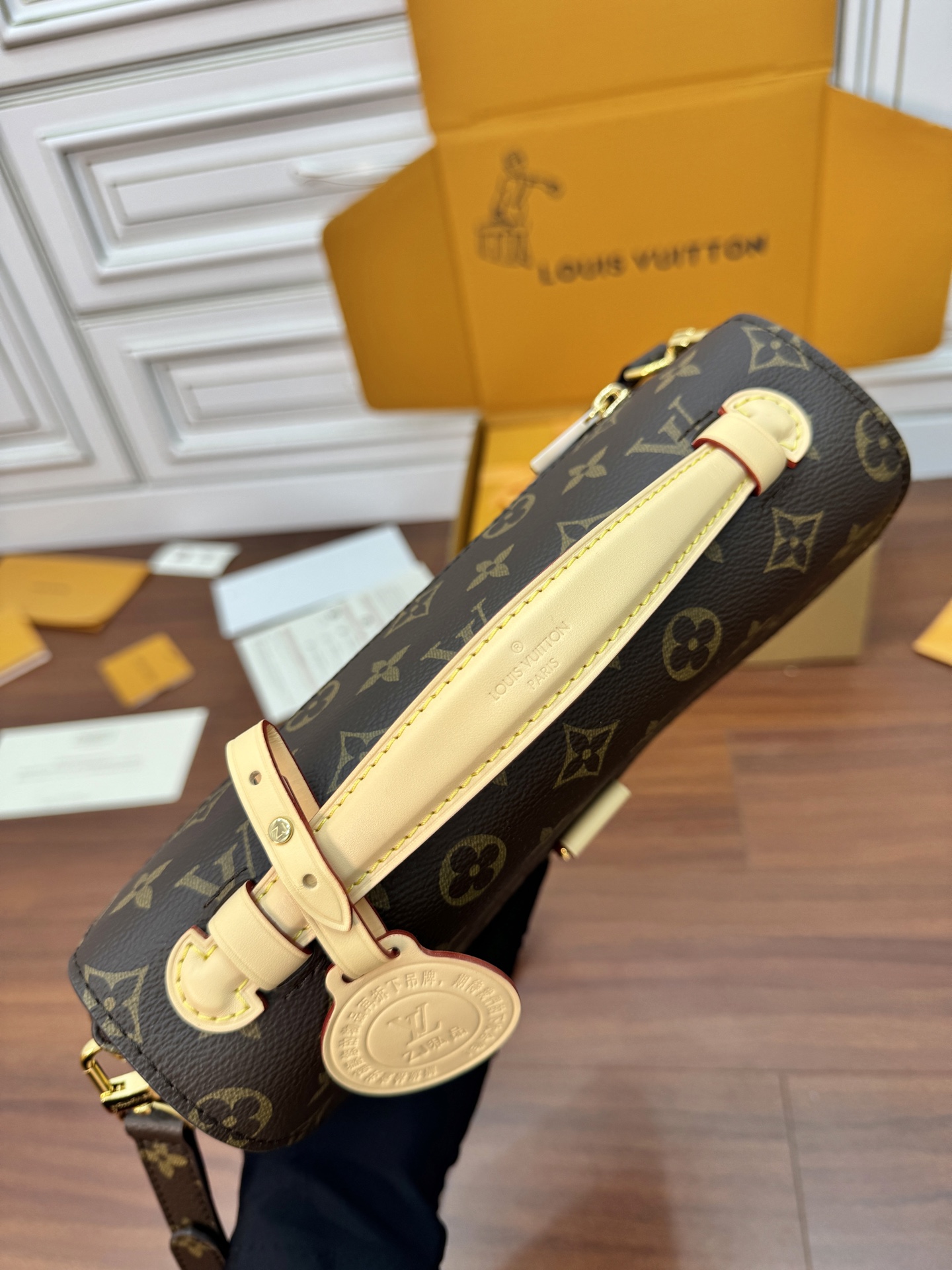 特級芯片 LOUIS VUITTON  Pochette Metis LV 路易威登  牛皮革 斜挎包 单肩包 双肩包 水桶 手提包 老花 棕色 M44875