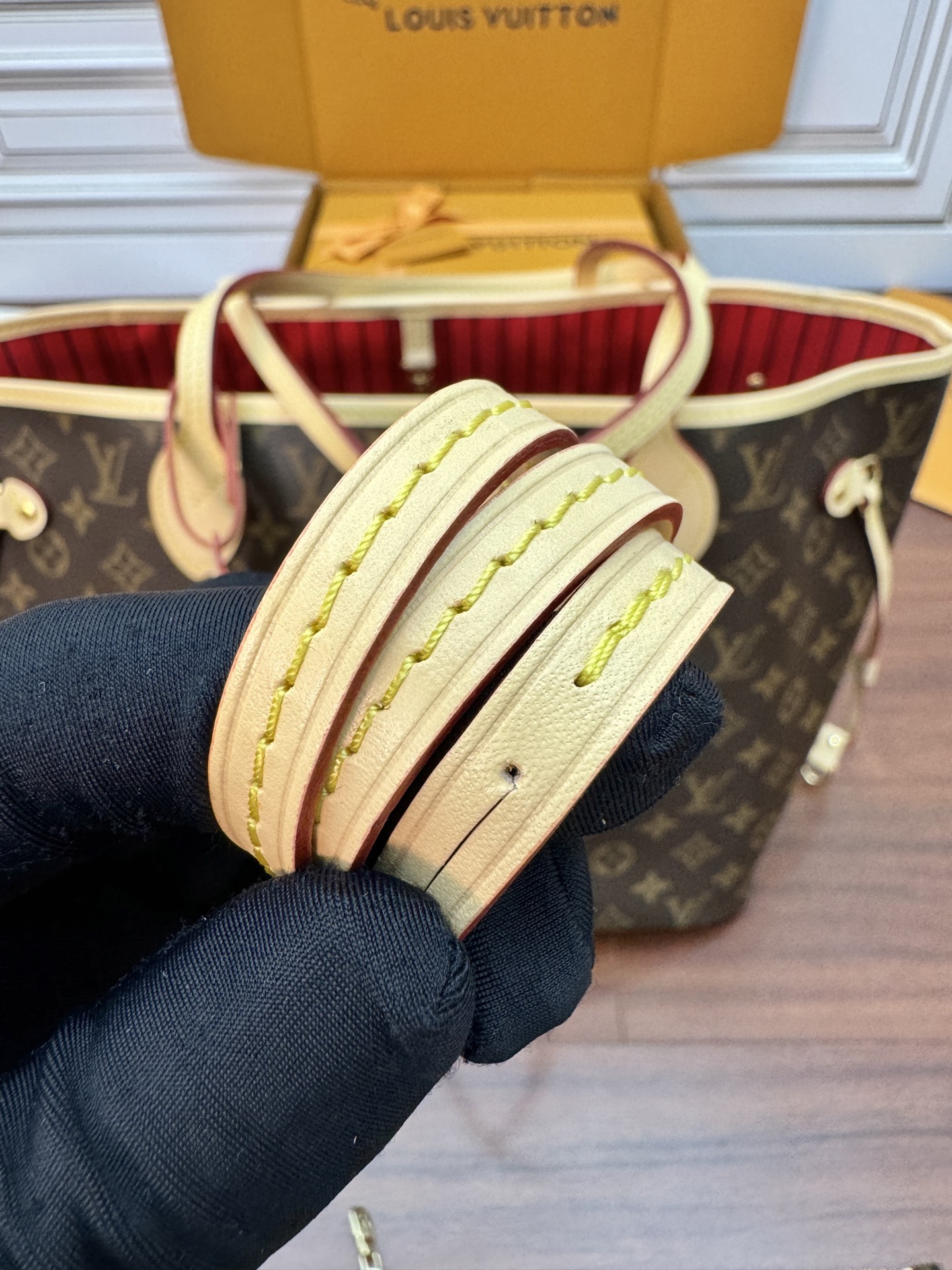 特級芯片 LOUIS VUITTON NEVERFULL MM LV 路易威登  牛皮革 斜挎包 单肩包 双肩包 水桶 手提包 老花棕色 M46987