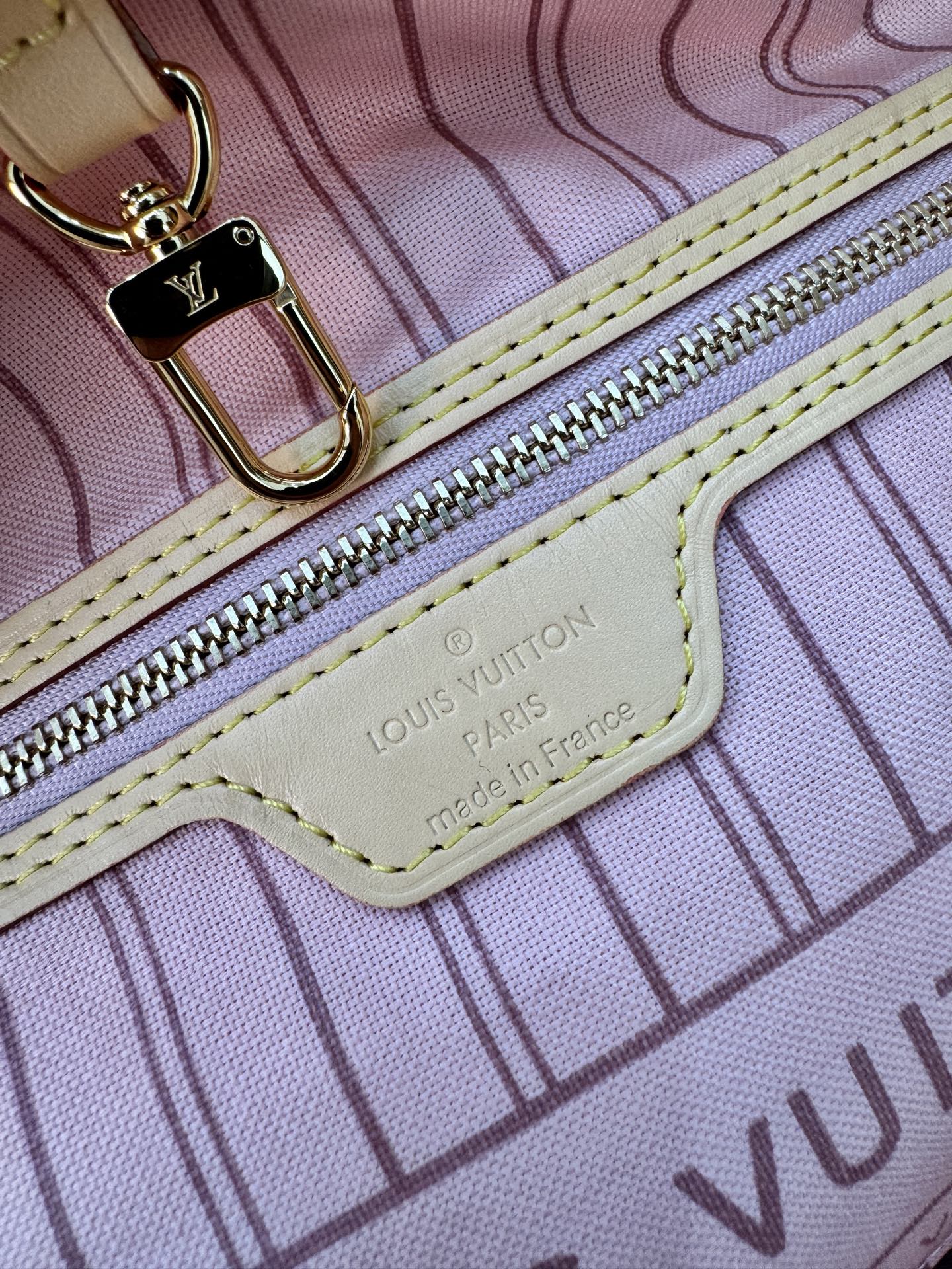 特級芯片 LOUIS VUITTON NEVERFULL MM LV 路易威登  牛皮革 斜挎包 单肩包 双肩包 水桶 手提包 白色格子 N40603