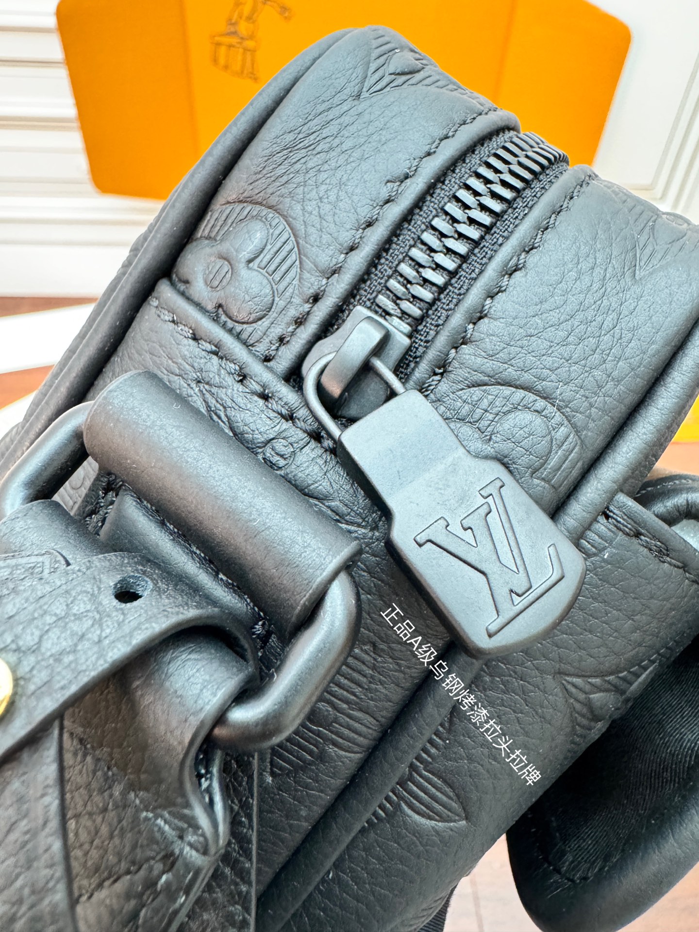 特級芯片 LOUIS VUITTON MessengerGETAWAY Getaway Monogram 压花可调节拆卸肩 LV 路易威登  牛皮革 斜挎包 单肩包 双肩包 水桶 手提包 黑色压花 M12516