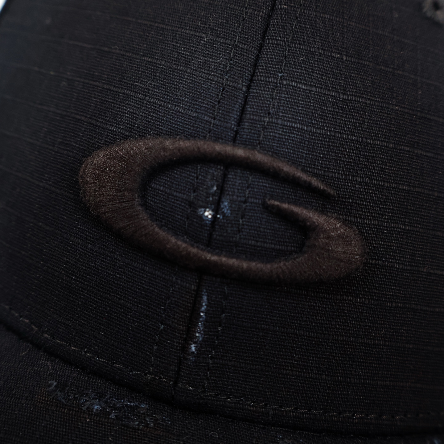 Balenciaga 巴黎世家 环形 鸭舌帽 做旧复古 双环拼接做旧棒球帽 黑色A2