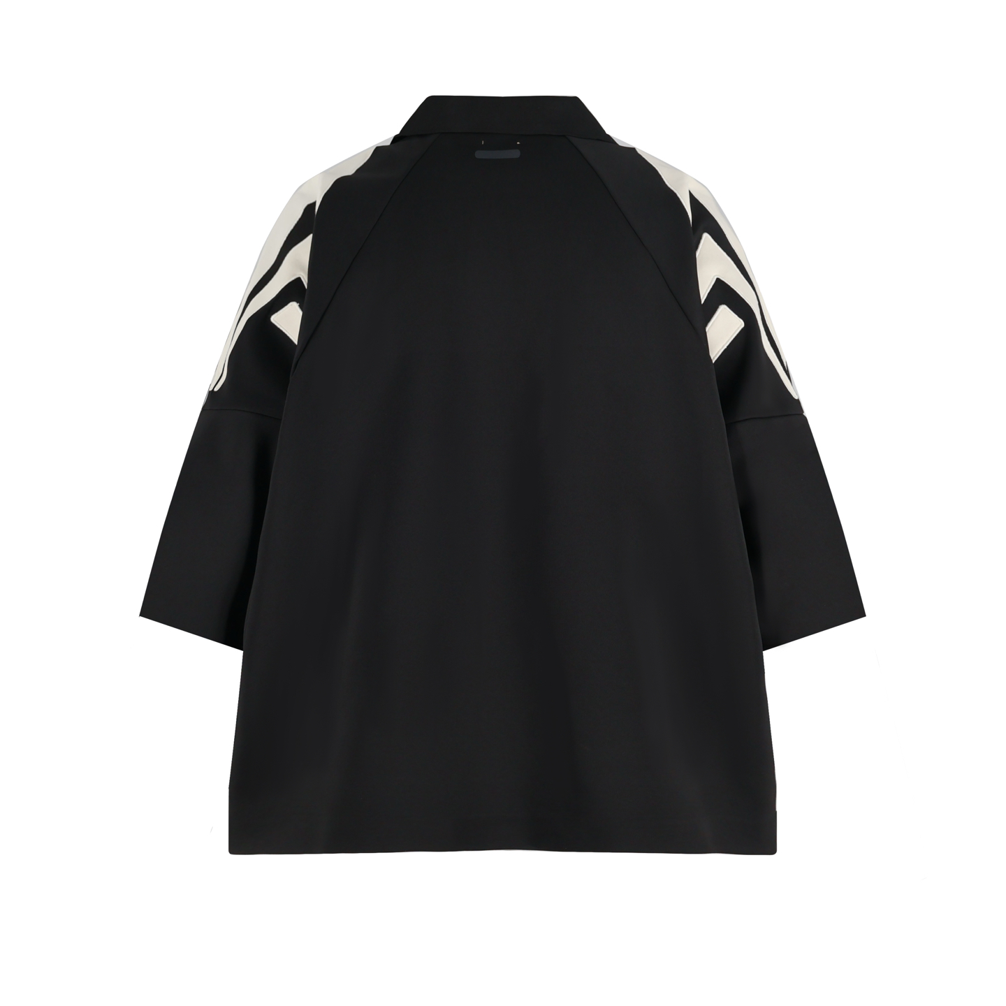 Fear of Godxadidas 联名款 FW23 Athletics  FOG 系列拼色翻领长袖运动足球衣男女同款 黑色A2 IS5363