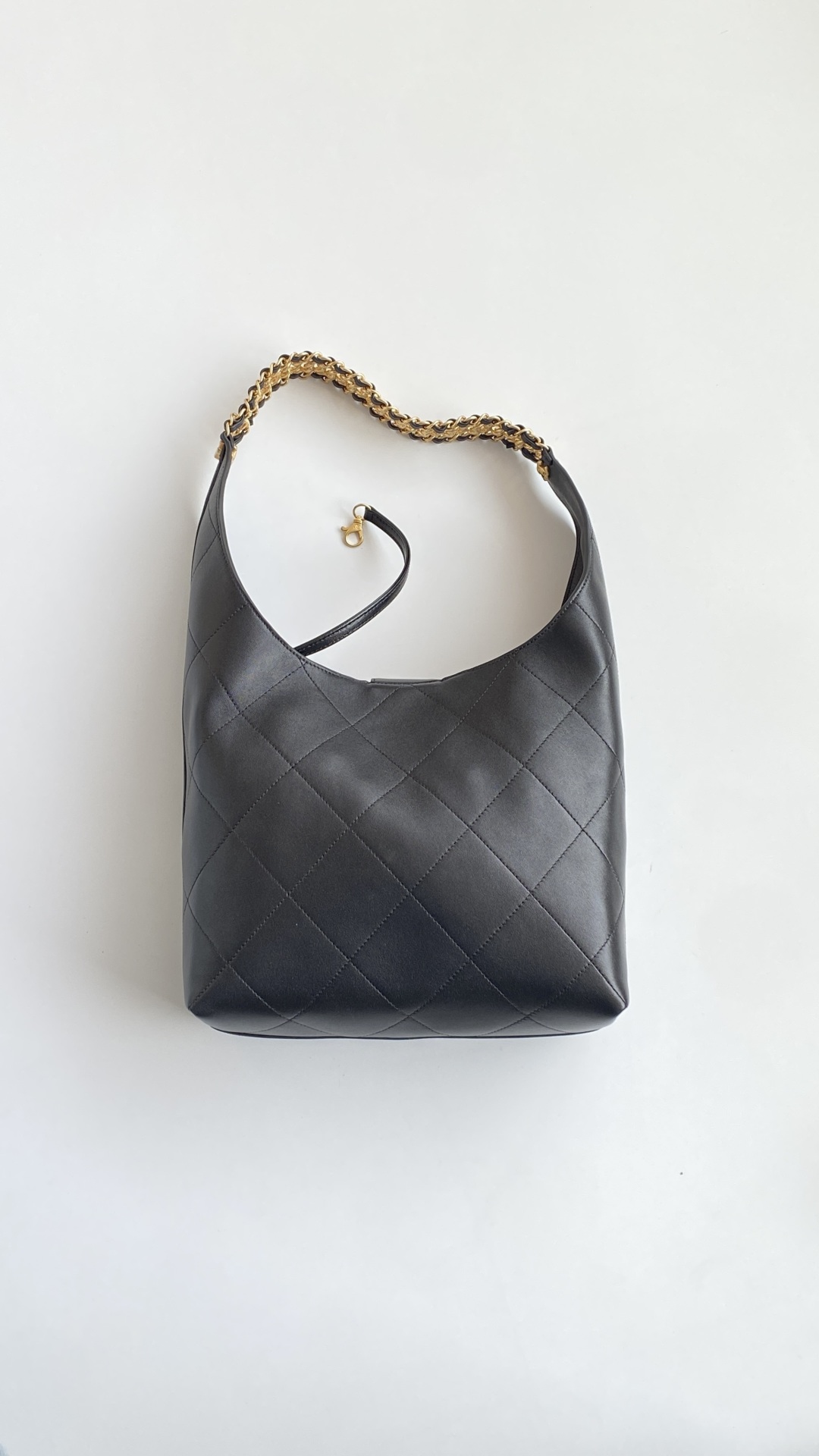 Chanel 香奈儿 HOBO 25P 嬉皮 头层皮 手提袋 斜挎包 包包  黑色 大号 AS5410-B19776-94305