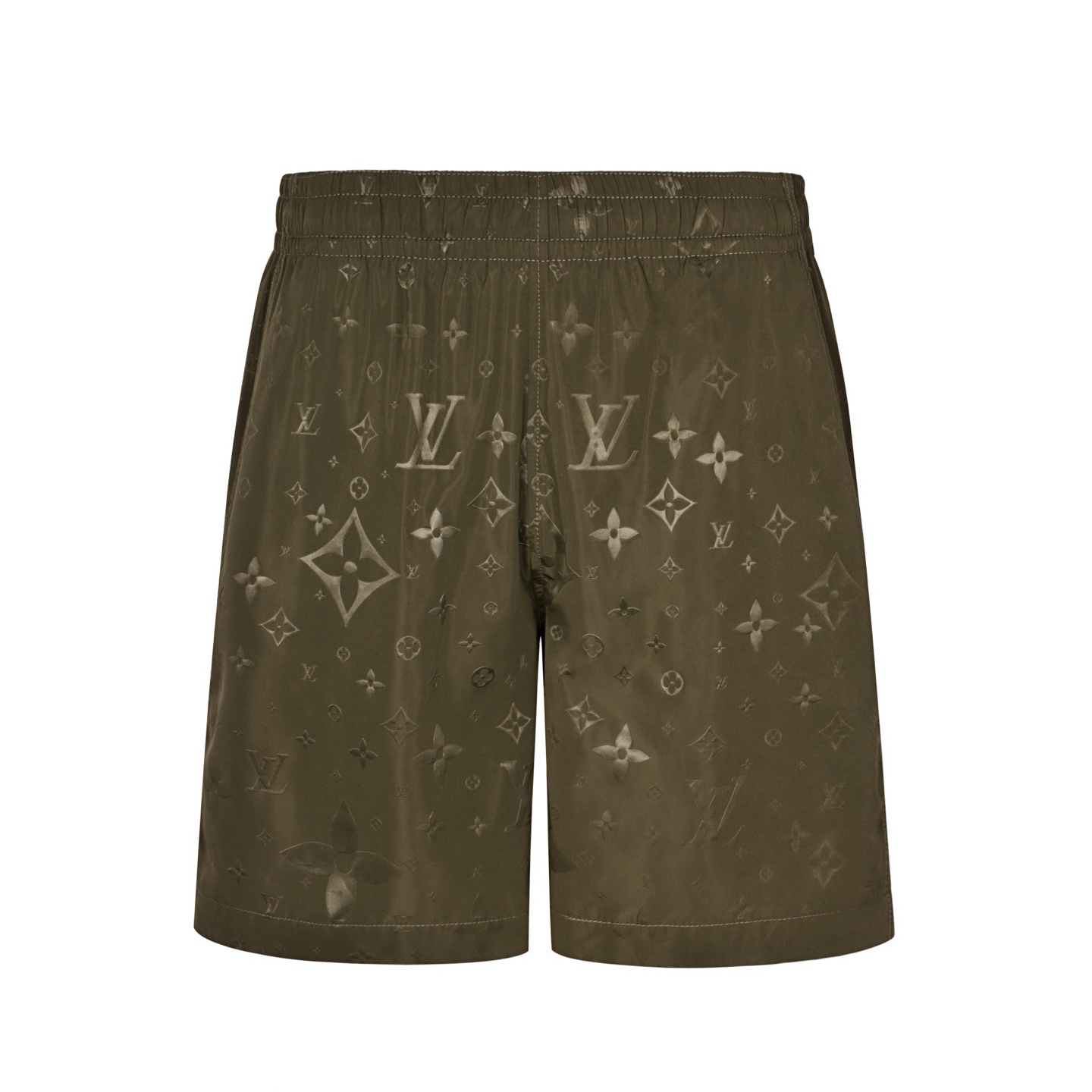 LOUIS VUITTON 路易威登 LV 满印沙滩  短裤 牛仔休闲裤 裤子 五分裤 绿色 橙色-A2 1AAT44