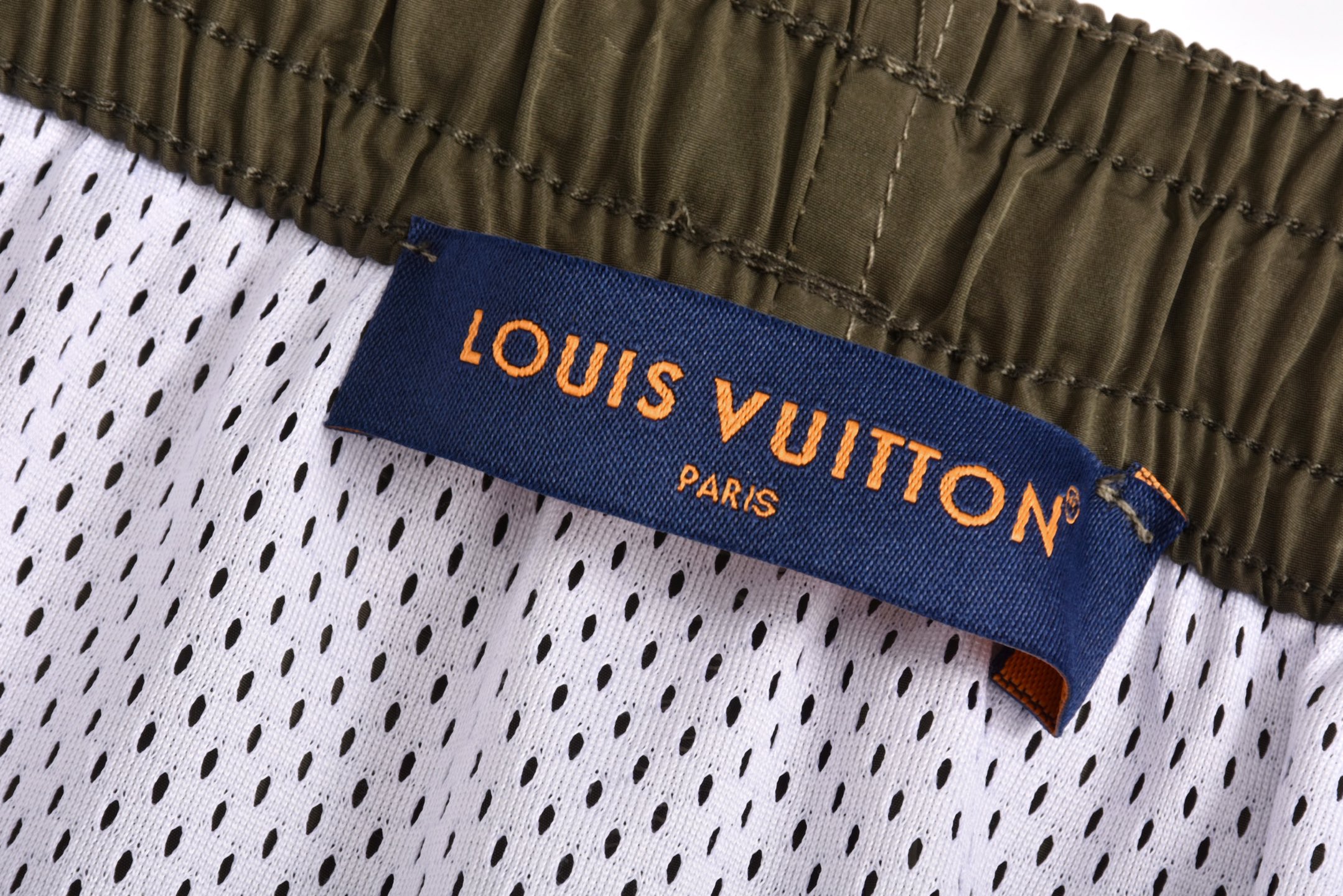 LOUIS VUITTON 路易威登 LV 满印沙滩  短裤 牛仔休闲裤 裤子 五分裤 绿色 橙色-A2 1AAT44