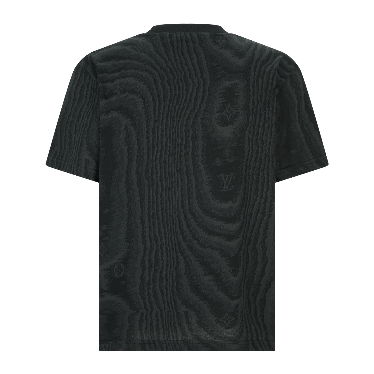 LOUIS VUITTON 路易威登 LV 像素树纹提花 夏季 T恤 男女同款  短袖  黑色A2 1AHW50