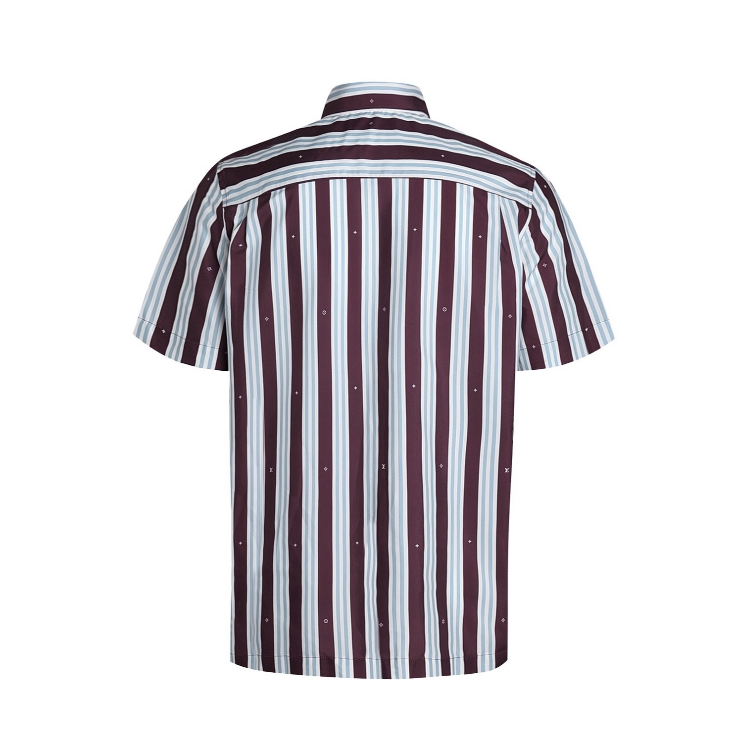 LOUIS VUITTON 路易威登 LV 条纹短袖 衬衫 夏季 T恤 男女同款  短袖  红绿A5 1AHVWH