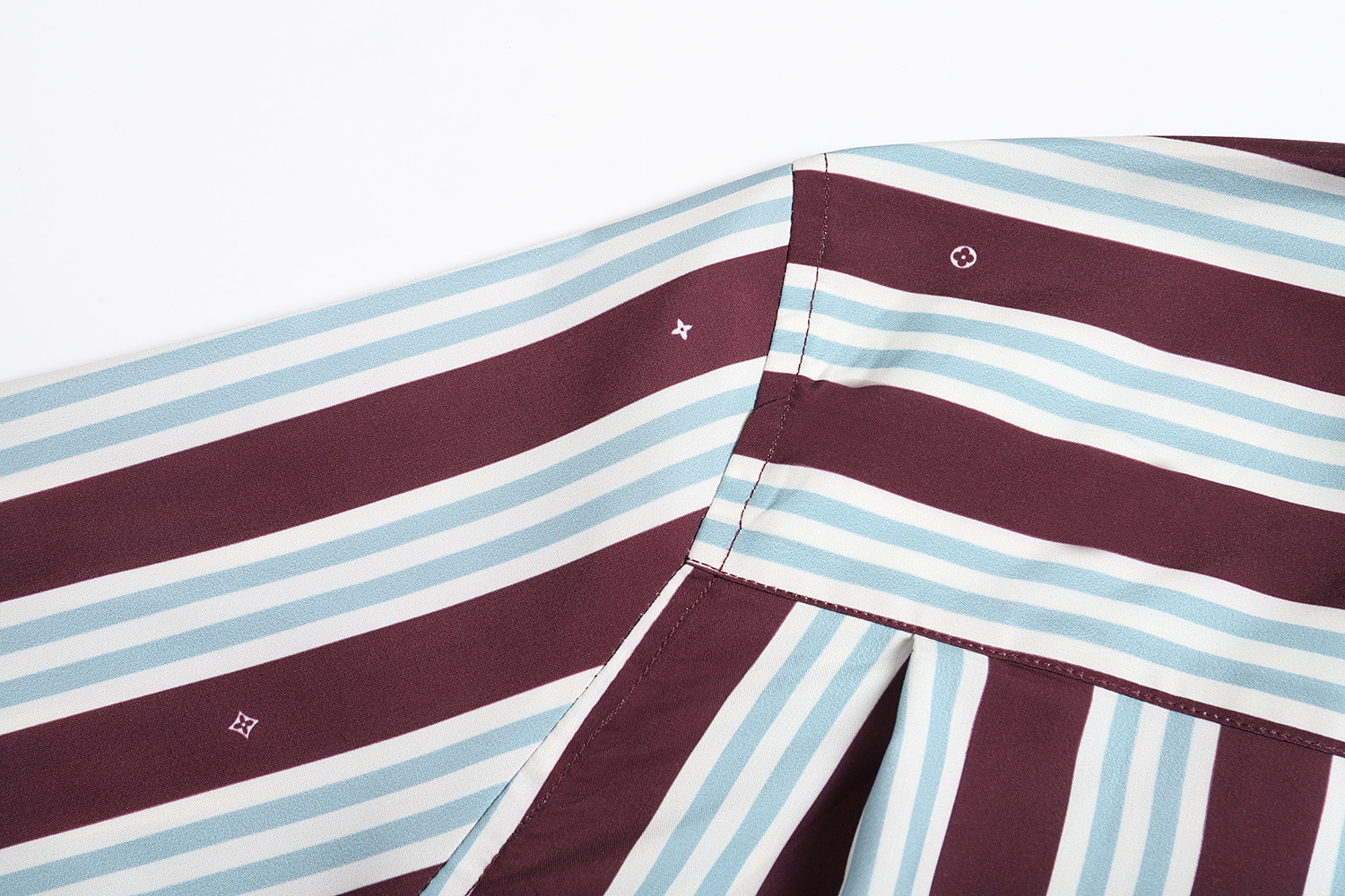 LOUIS VUITTON 路易威登 LV 条纹短袖 衬衫 夏季 T恤 男女同款  短袖  红绿A5 1AHVWH