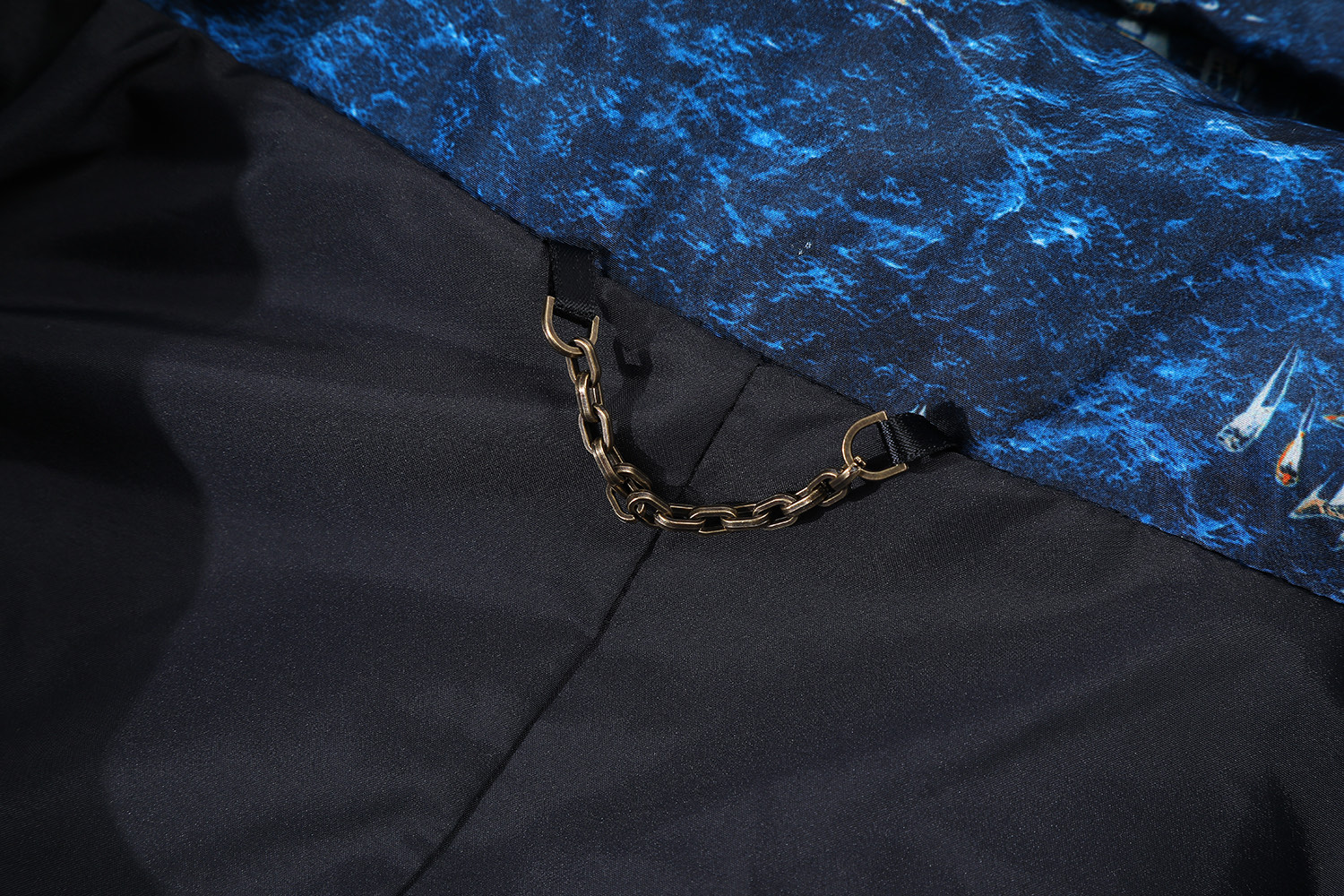 LOUIS VUITTON 路易威登  LV 印花风衣 圆领 毛衣  针织 上衣 蓝色C0 1AHV30