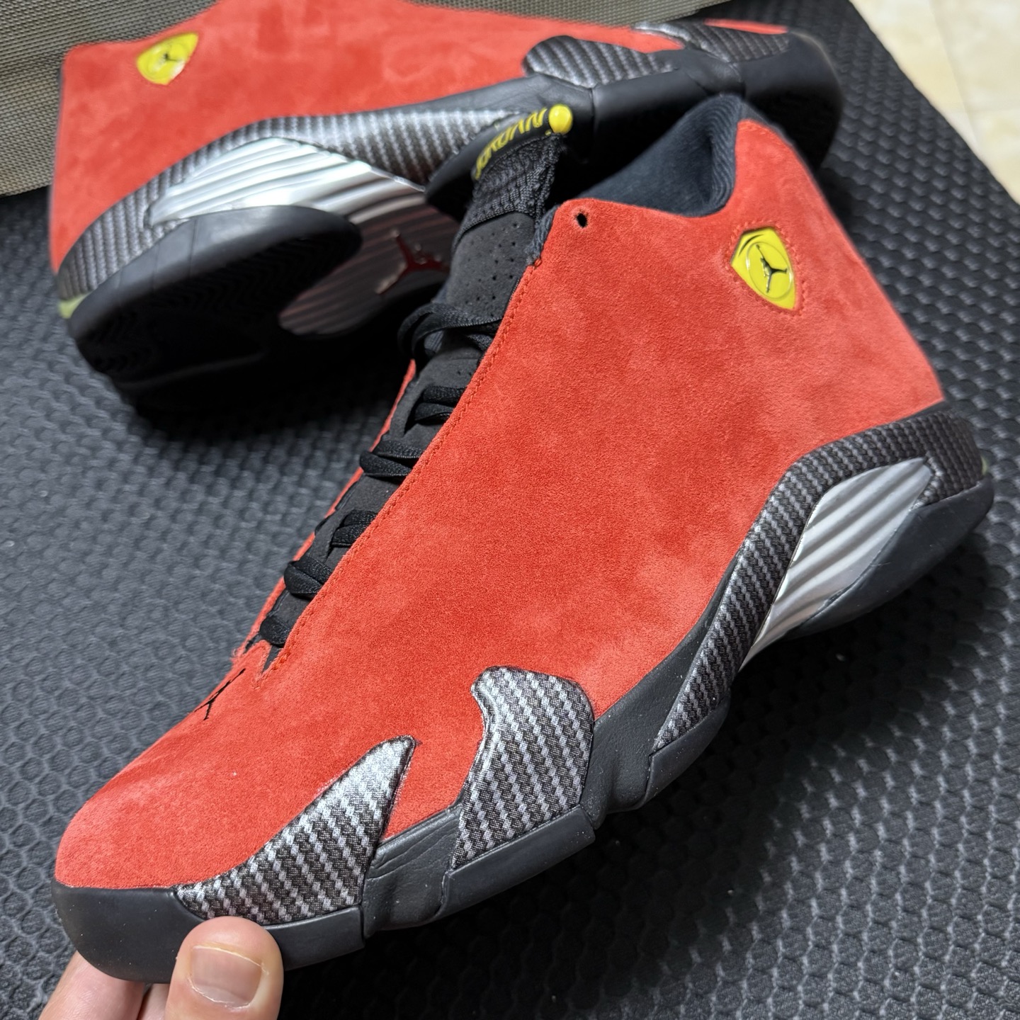 Air Jordan 14 Ferrari  AJ14 篮球鞋 球鞋 实战鞋 男鞋 波鞋 法拉利黑红 IF5015-600