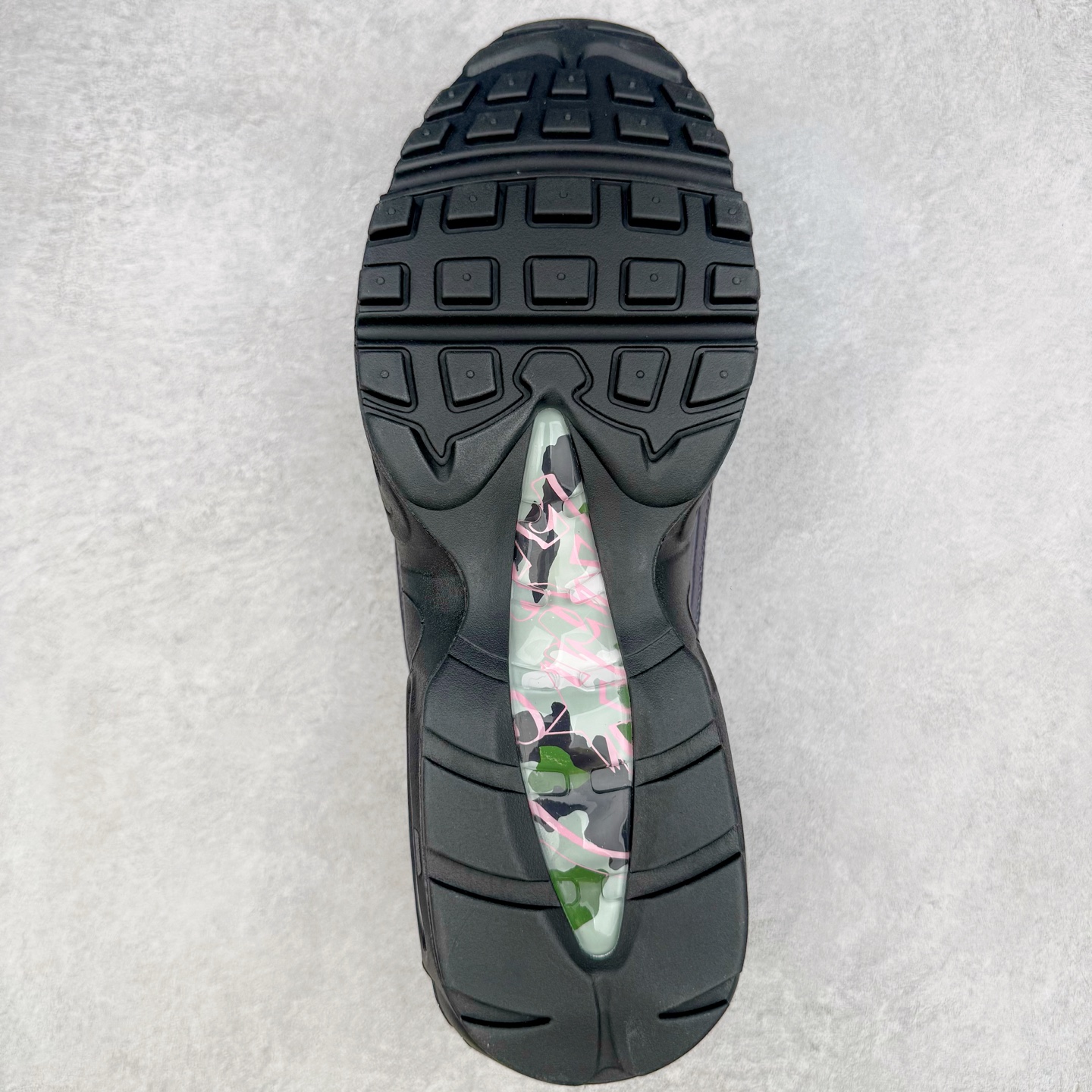 升级最终版 Nike Air Max 95 OG Neon 低筒 网布防滑 运动鞋 休闲鞋 球鞋 男鞋 波鞋 黑粉 FB2709-001