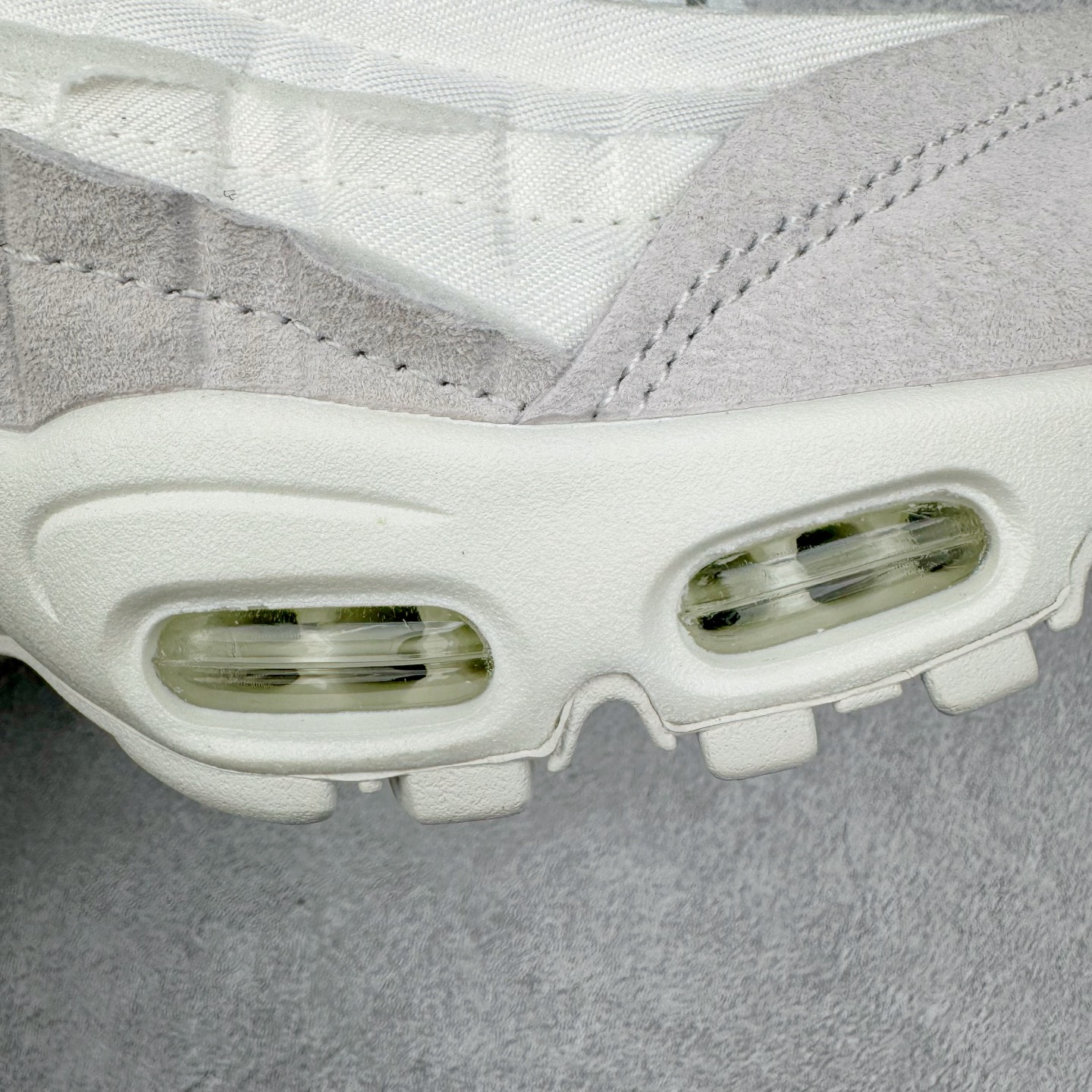 升级最终版 Nike Air Max 95 CDG 低筒 网布防滑 运动鞋 休闲鞋 球鞋 男鞋 波鞋  纯白 CU8406-100