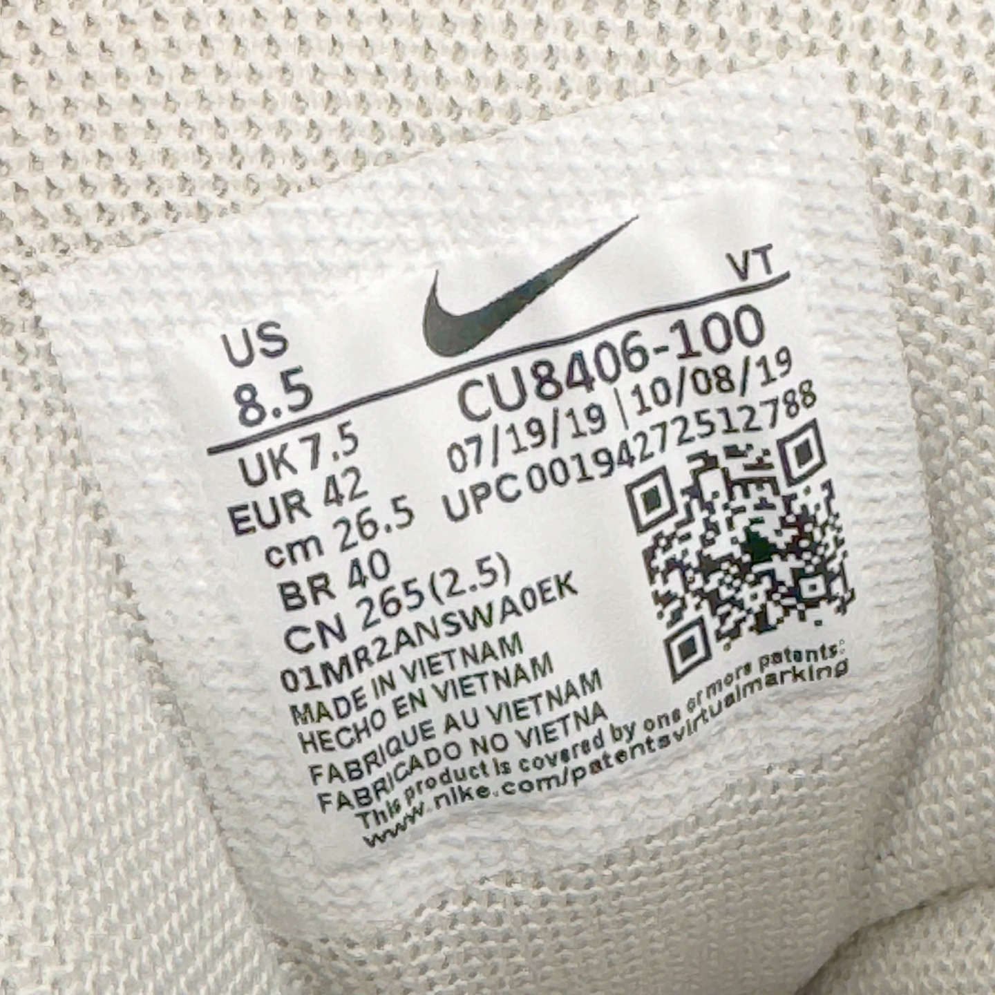 升级最终版 Nike Air Max 95 CDG 低筒 网布防滑 运动鞋 休闲鞋 球鞋 男鞋 波鞋  纯白 CU8406-100