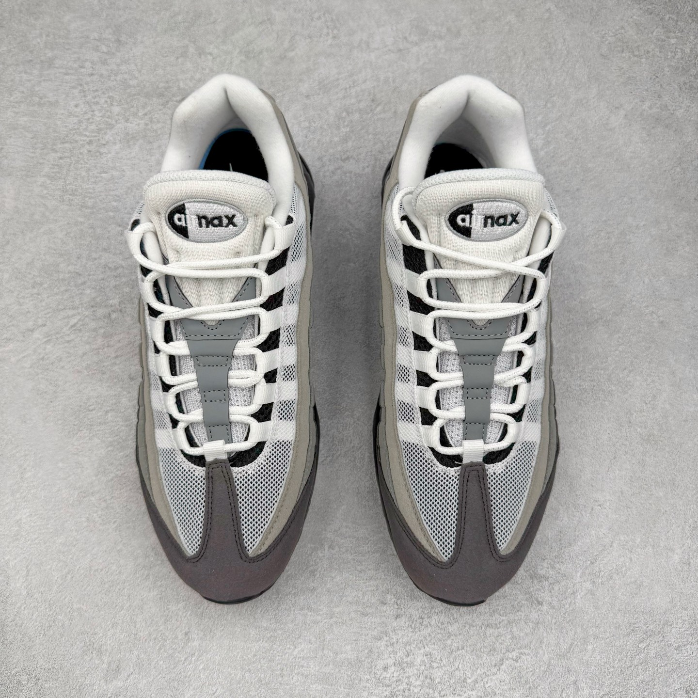 升级最终版 Nike Air Max 95 CDG 低筒 网布防滑 运动鞋 休闲鞋 球鞋 男鞋 波鞋  黑灰白 AT2865-003