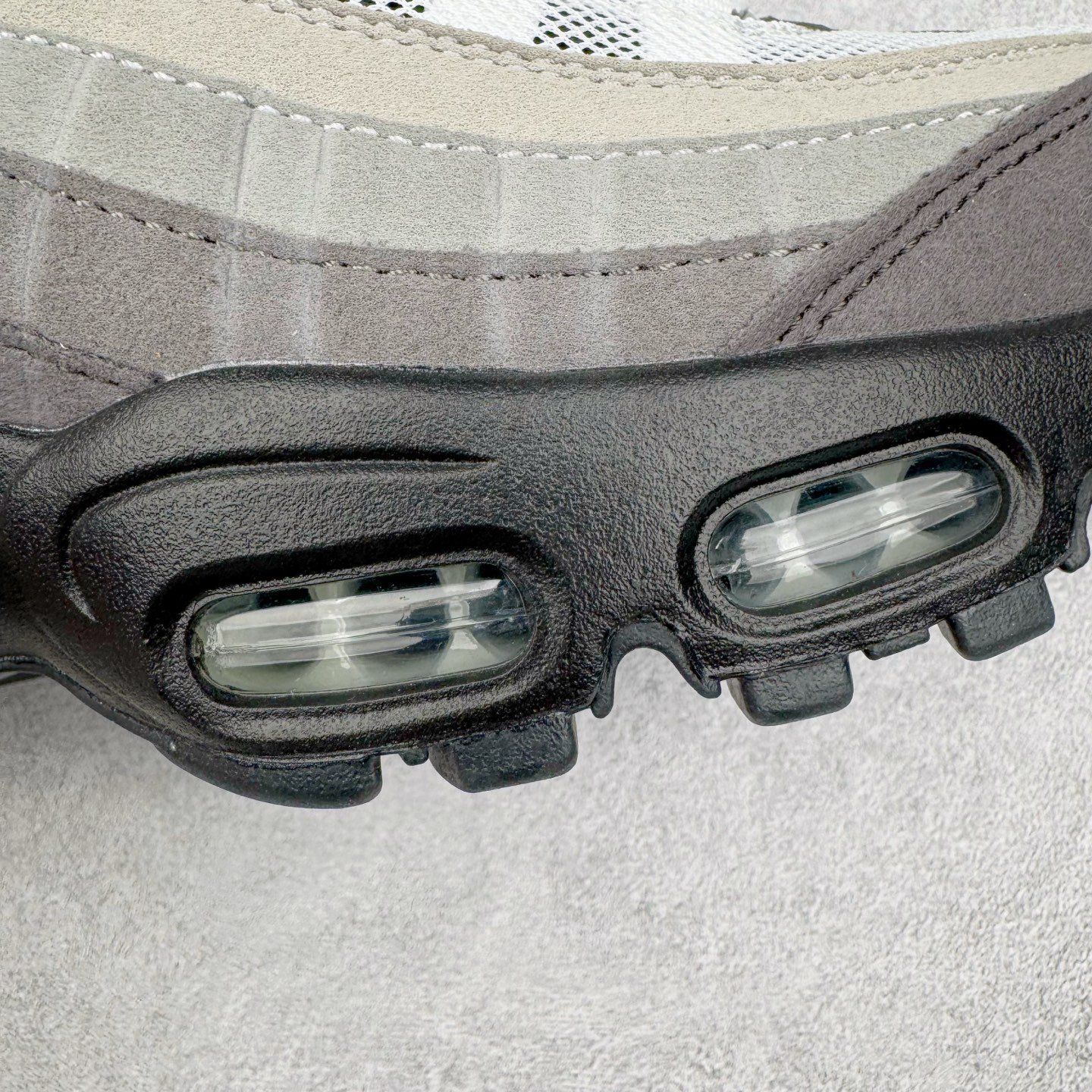 升级最终版 Nike Air Max 95 CDG 低筒 网布防滑 运动鞋 休闲鞋 球鞋 男鞋 波鞋  黑灰白 AT2865-003