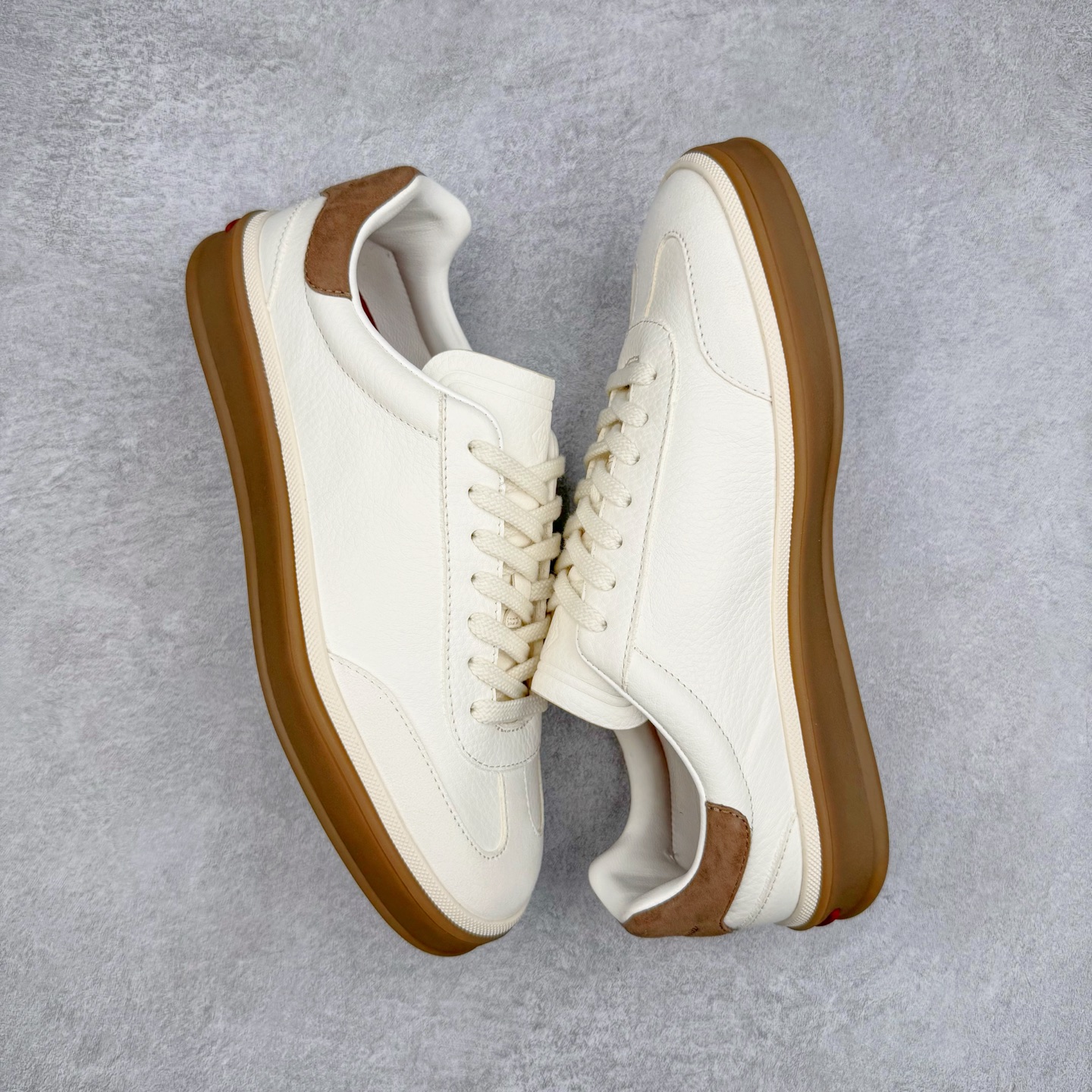 Loro Piana LP 低筒 皮革 德训鞋 休闲鞋 板鞋 女鞋 男鞋 白色 FAO93341000