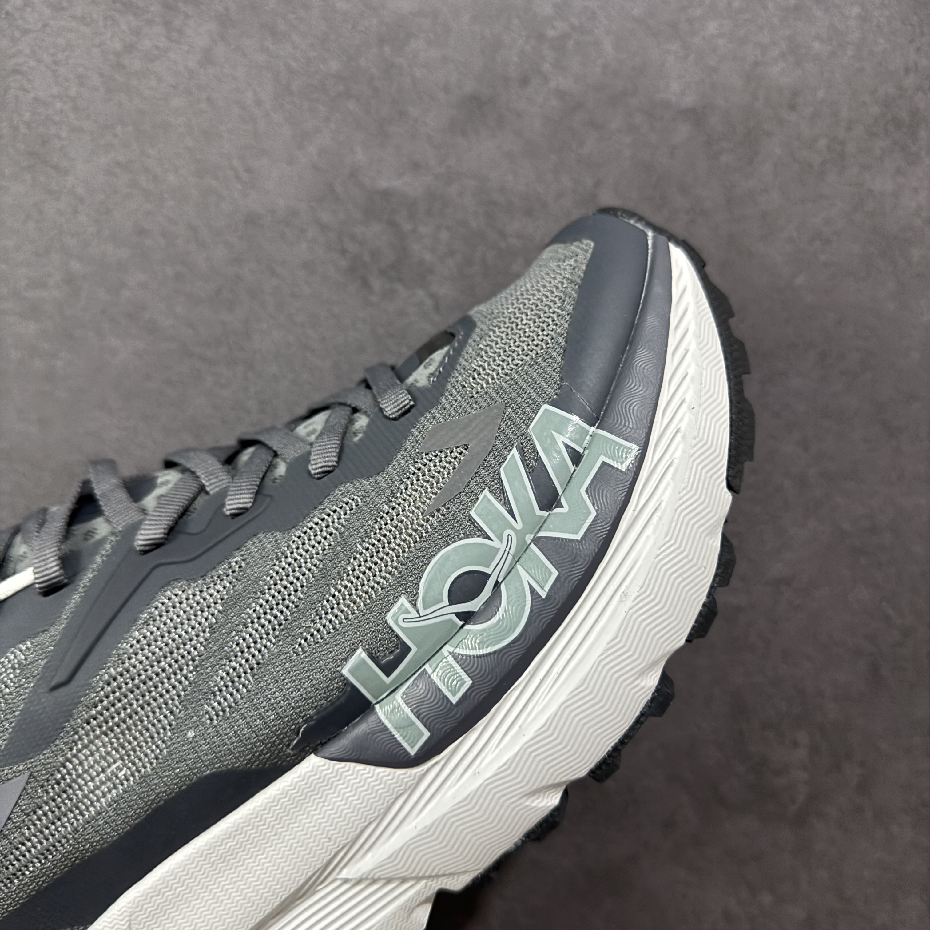 HOKA ONE ONE Mafate X 舒适百搭防滑耐磨 低筒 舒适减震 运动防滑耐磨 透气跑步鞋 轻便波鞋 灰色