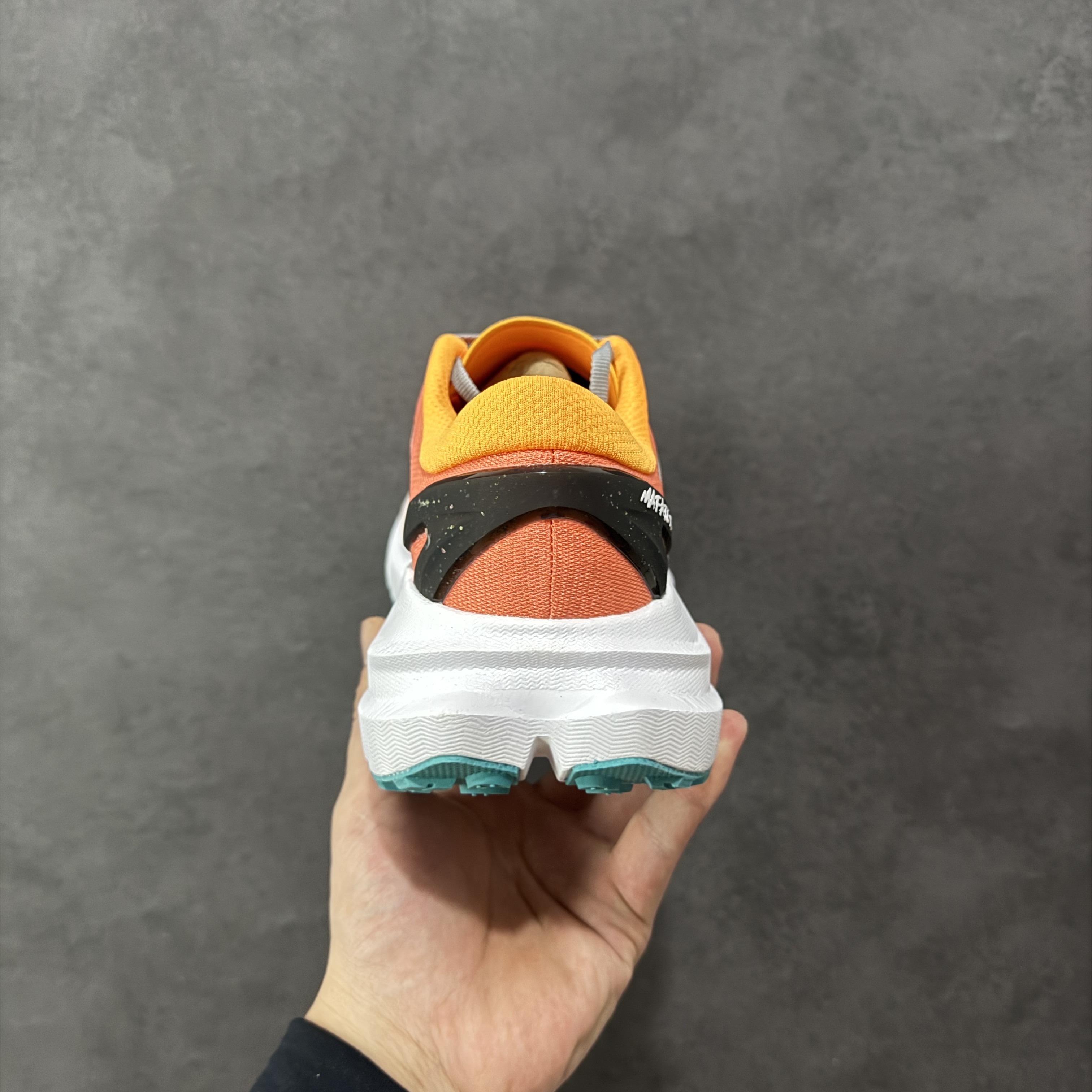 HOKA ONE ONE Mafate X 舒适百搭防滑耐磨 低筒 舒适减震 运动防滑耐磨 透气跑步鞋 轻便波鞋  橙色 1162010-FPR