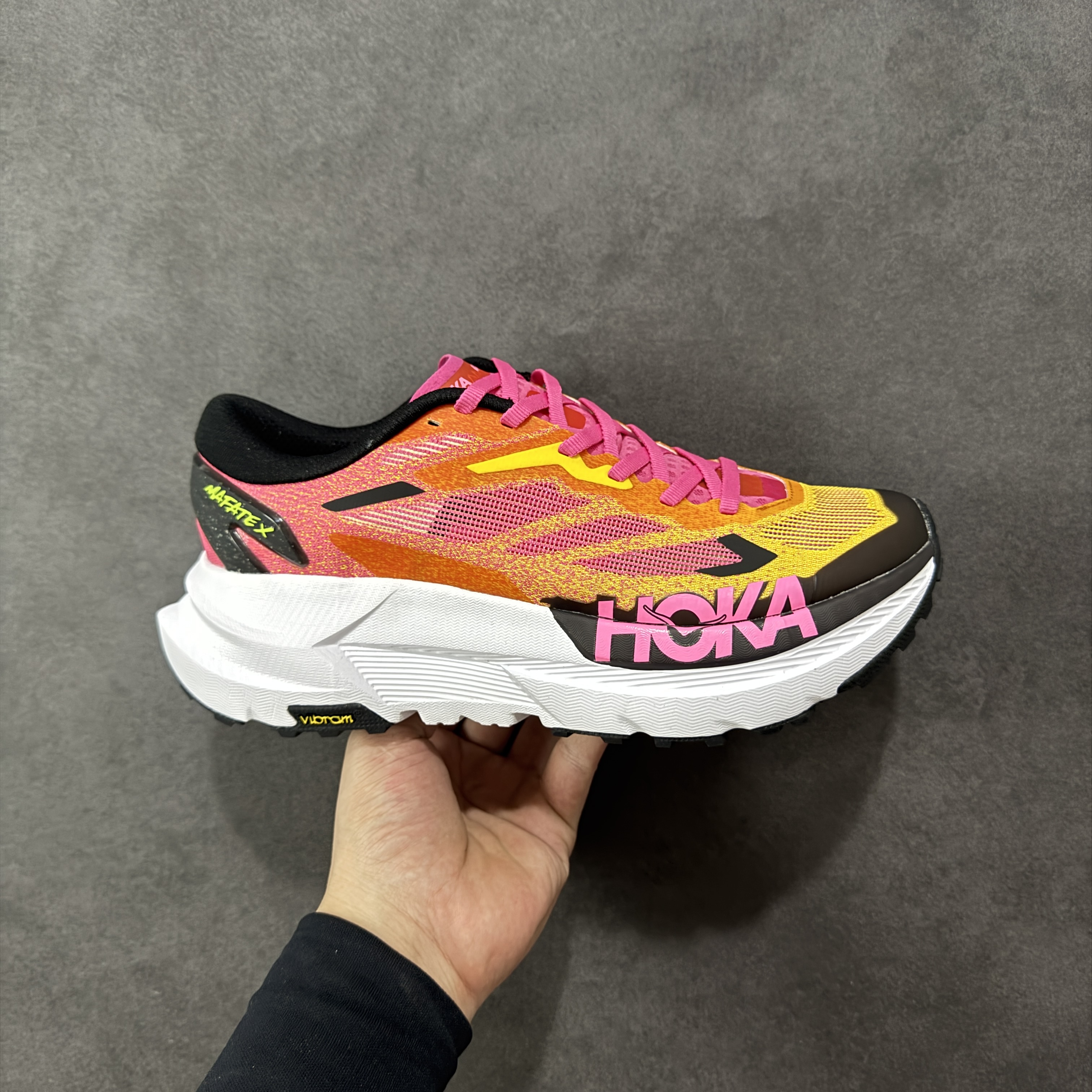 HOKA ONE ONE Mafate X 舒适百搭防滑耐磨 低筒 舒适减震 运动防滑耐磨 透气跑步鞋 轻便波鞋  3
