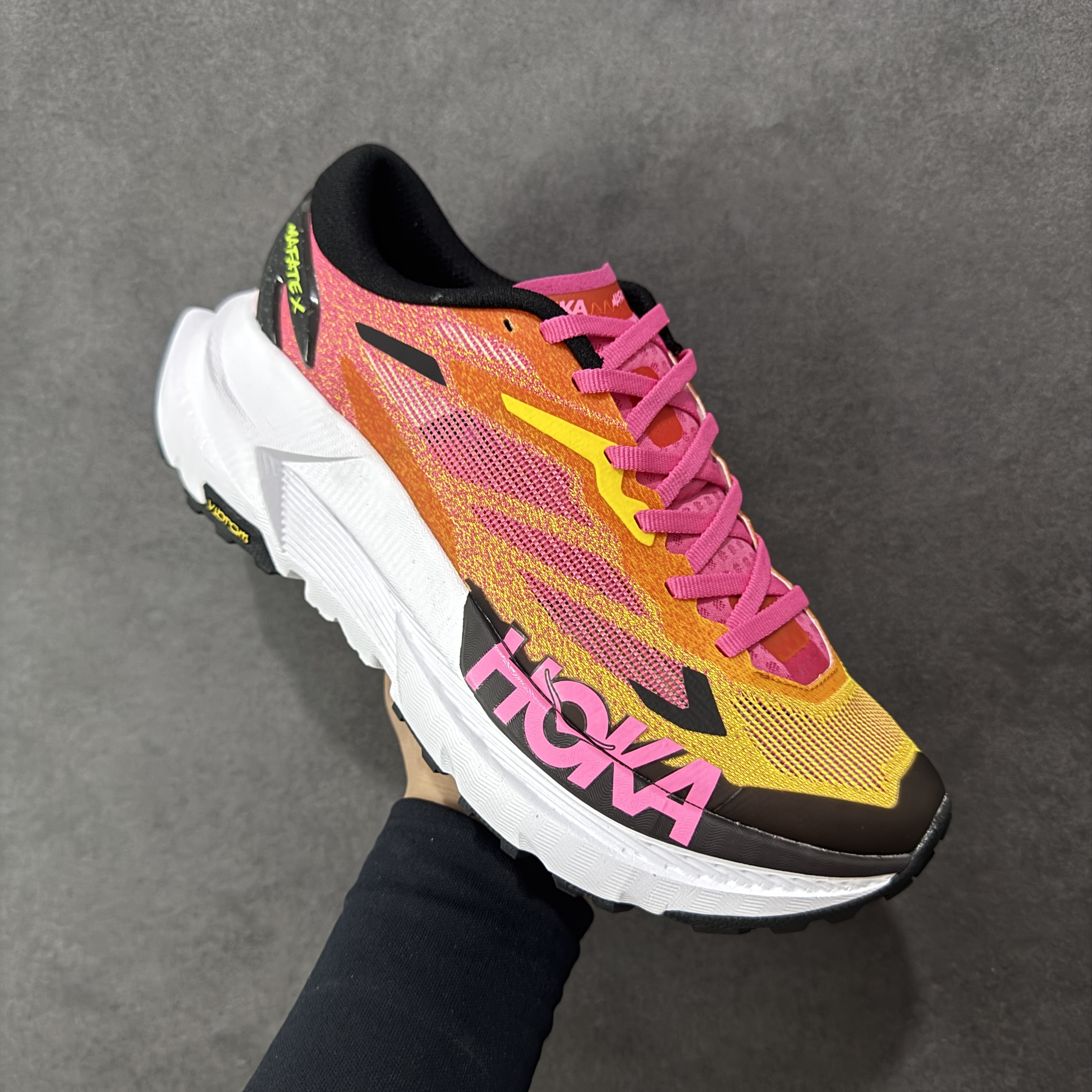 HOKA ONE ONE Mafate X 舒适百搭防滑耐磨 低筒 舒适减震 运动防滑耐磨 透气跑步鞋 轻便波鞋  3