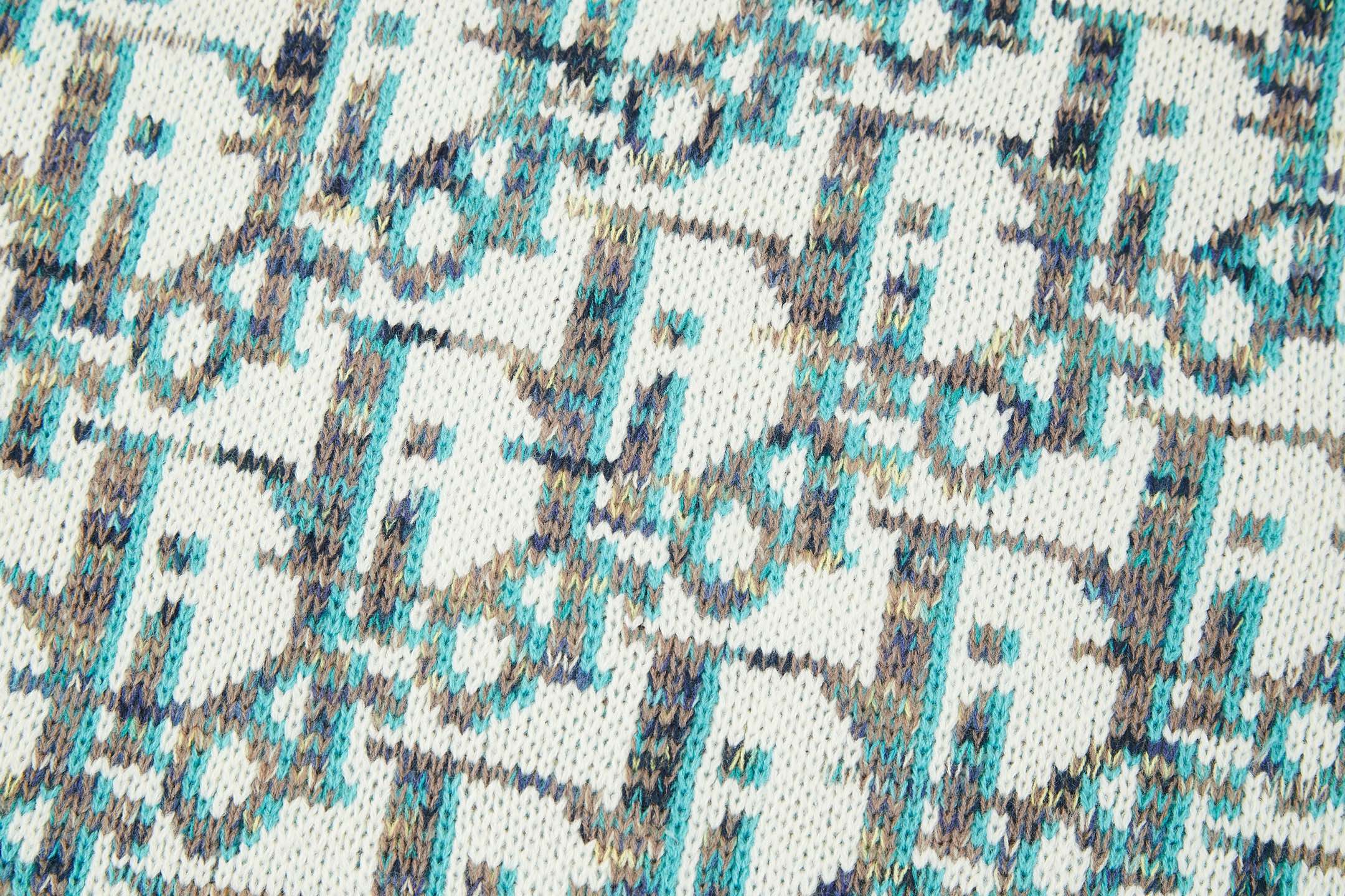 DIOR 迪奥 老花滿印 毛衣   秋冬 外套 长袖 藍色B0 193M638AT662-C085