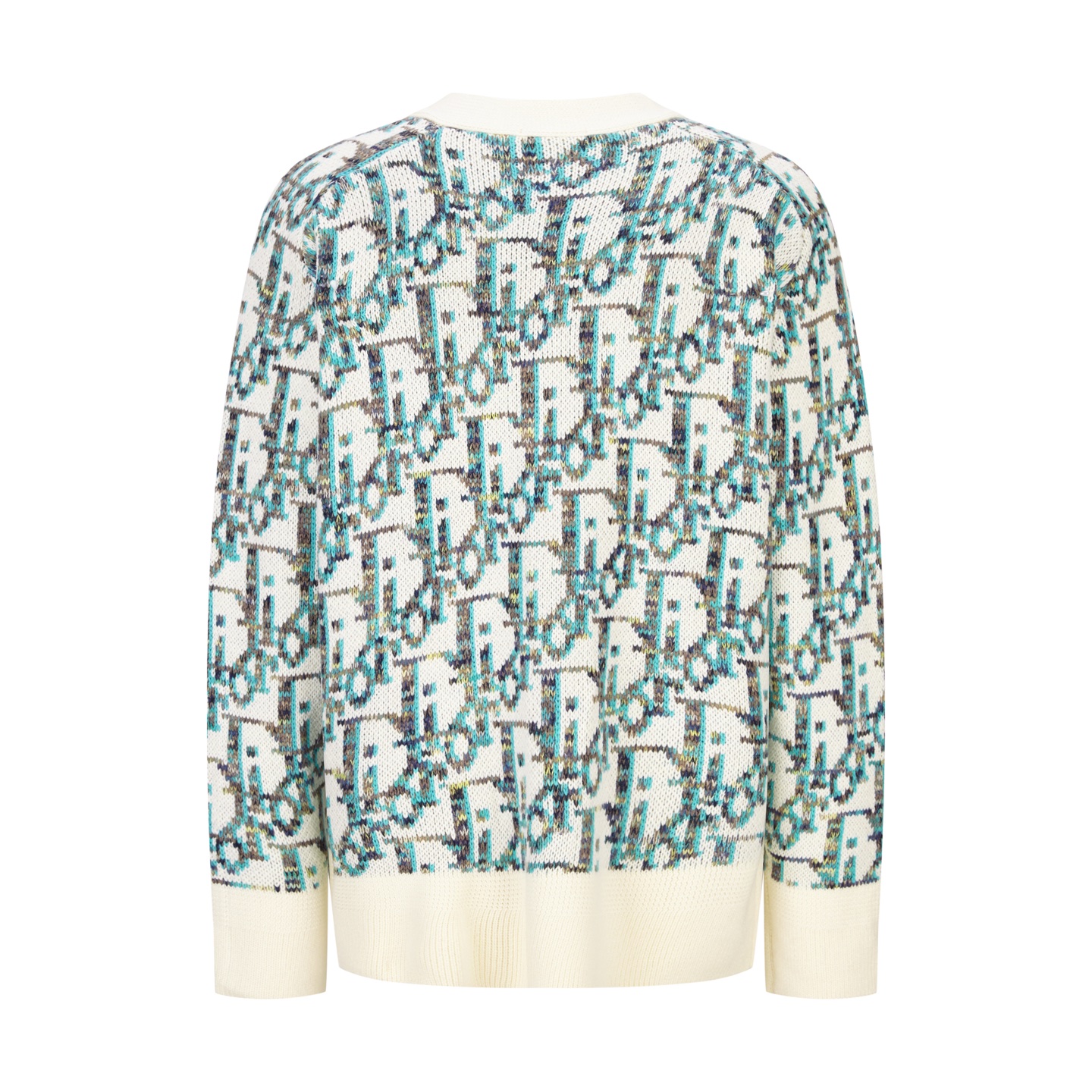 DIOR 迪奥 老花滿印开衫 毛衣   秋冬 外套 长袖 藍色B0 213M233AT662-C085