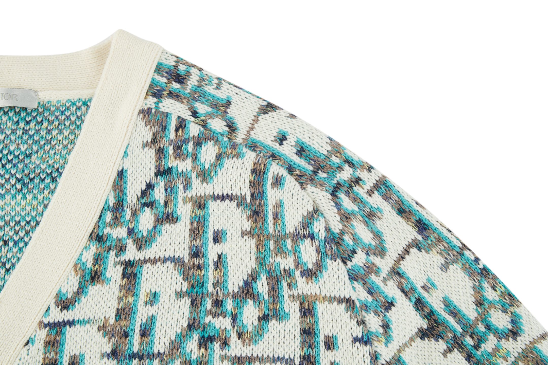 DIOR 迪奥 老花滿印开衫 毛衣   秋冬 外套 长袖 藍色B0 213M233AT662-C085