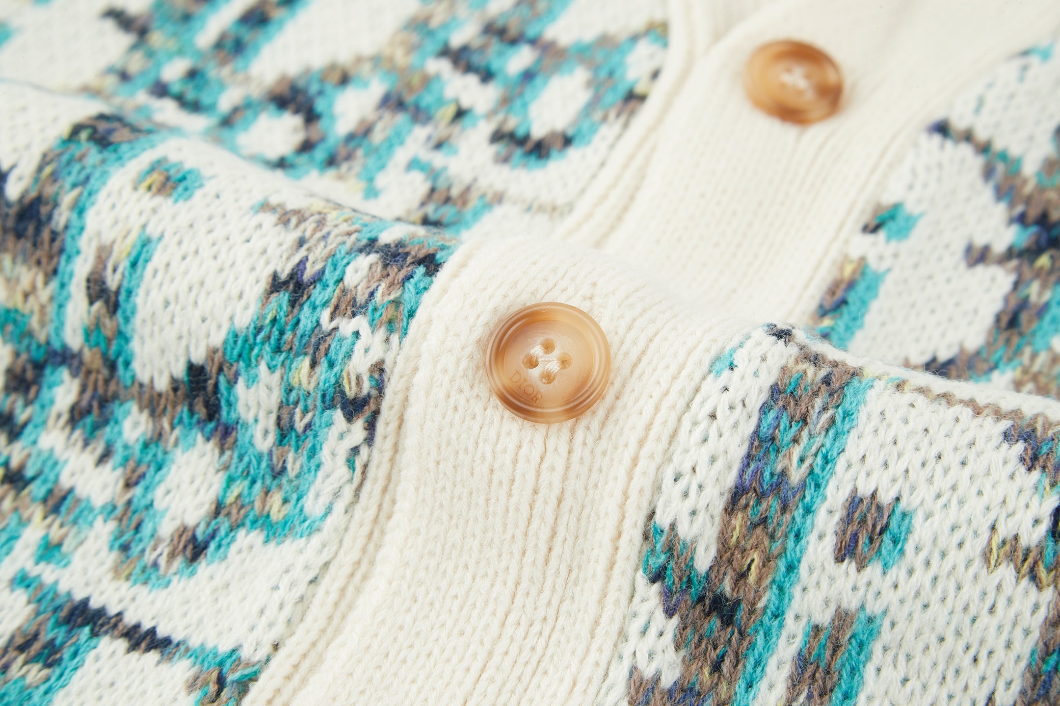 DIOR 迪奥 老花滿印开衫 毛衣   秋冬 外套 长袖 藍色B0 213M233AT662-C085