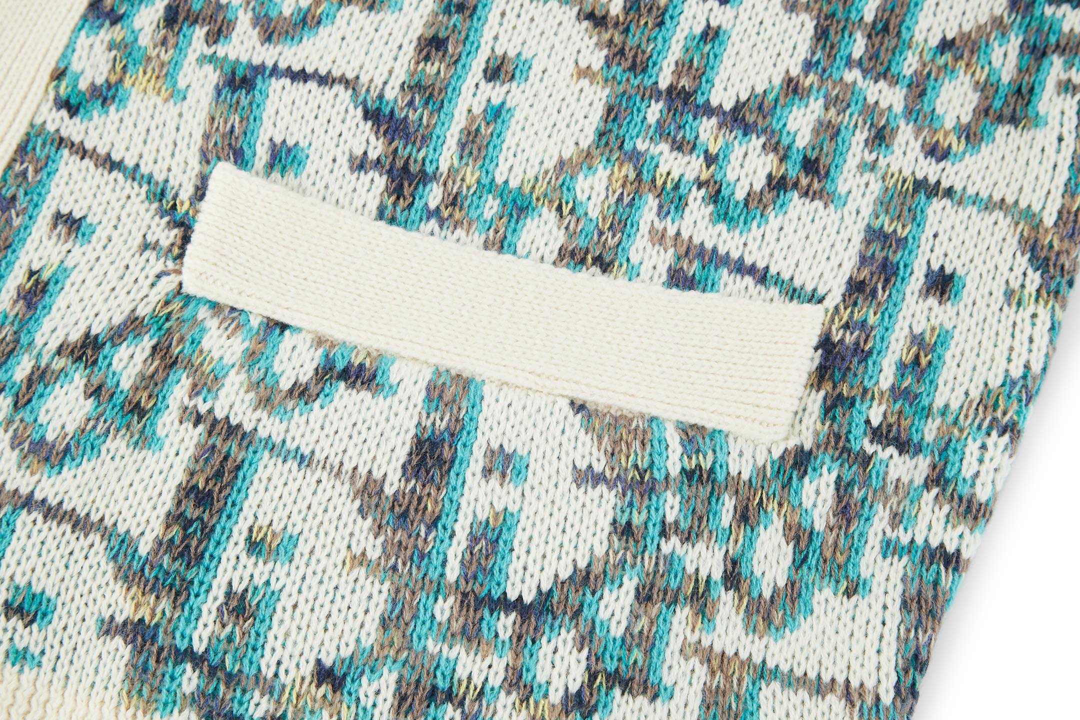 DIOR 迪奥 老花滿印开衫 毛衣   秋冬 外套 长袖 藍色B0 213M233AT662-C085