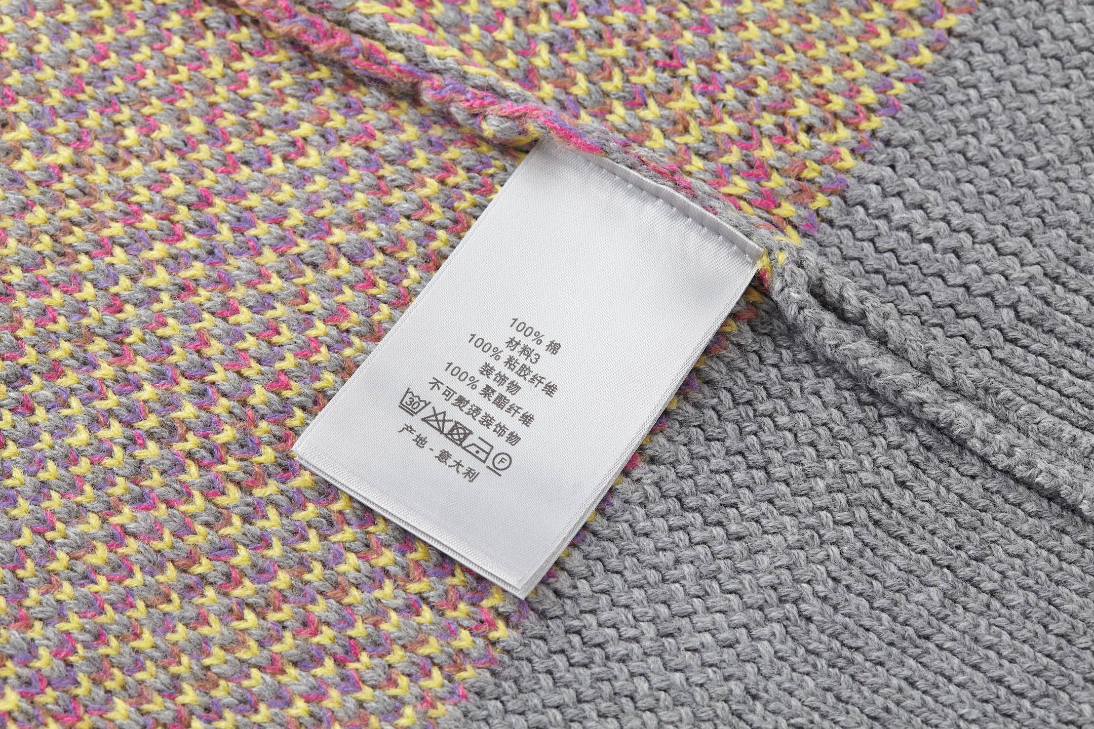 DIOR 迪奥 老花logo提花毛衣  秋冬 外套 长袖  灰色B0 193M638AT662-C884