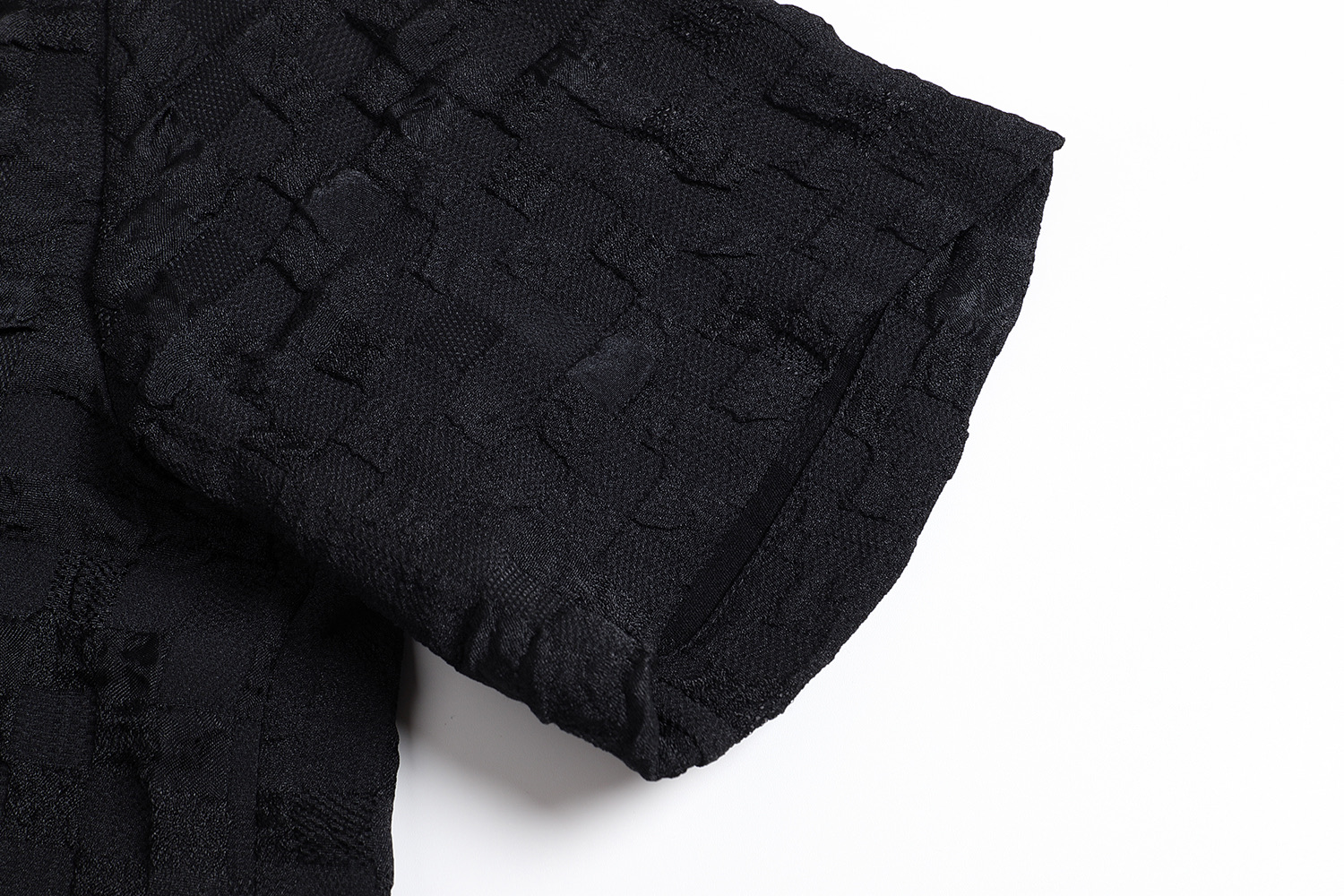 LOUIS VUITTON 路易威登 LV 提花反格 polo衬衫 夏季 T恤 男女同款  短袖  黑色B0 1AHCH2