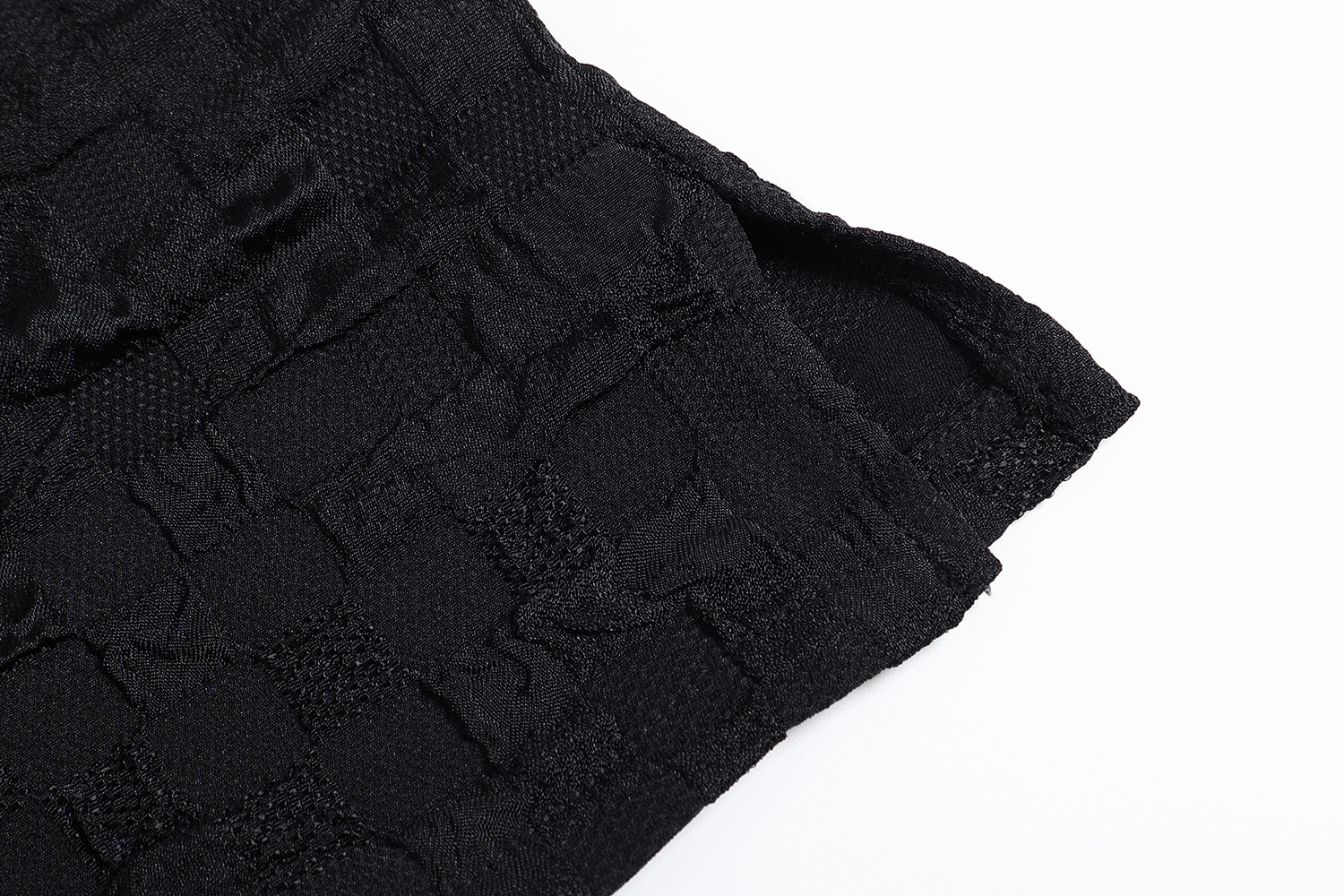 LOUIS VUITTON 路易威登 LV 提花反格 polo衬衫 夏季 T恤 男女同款  短袖  黑色B0 1AHCH2