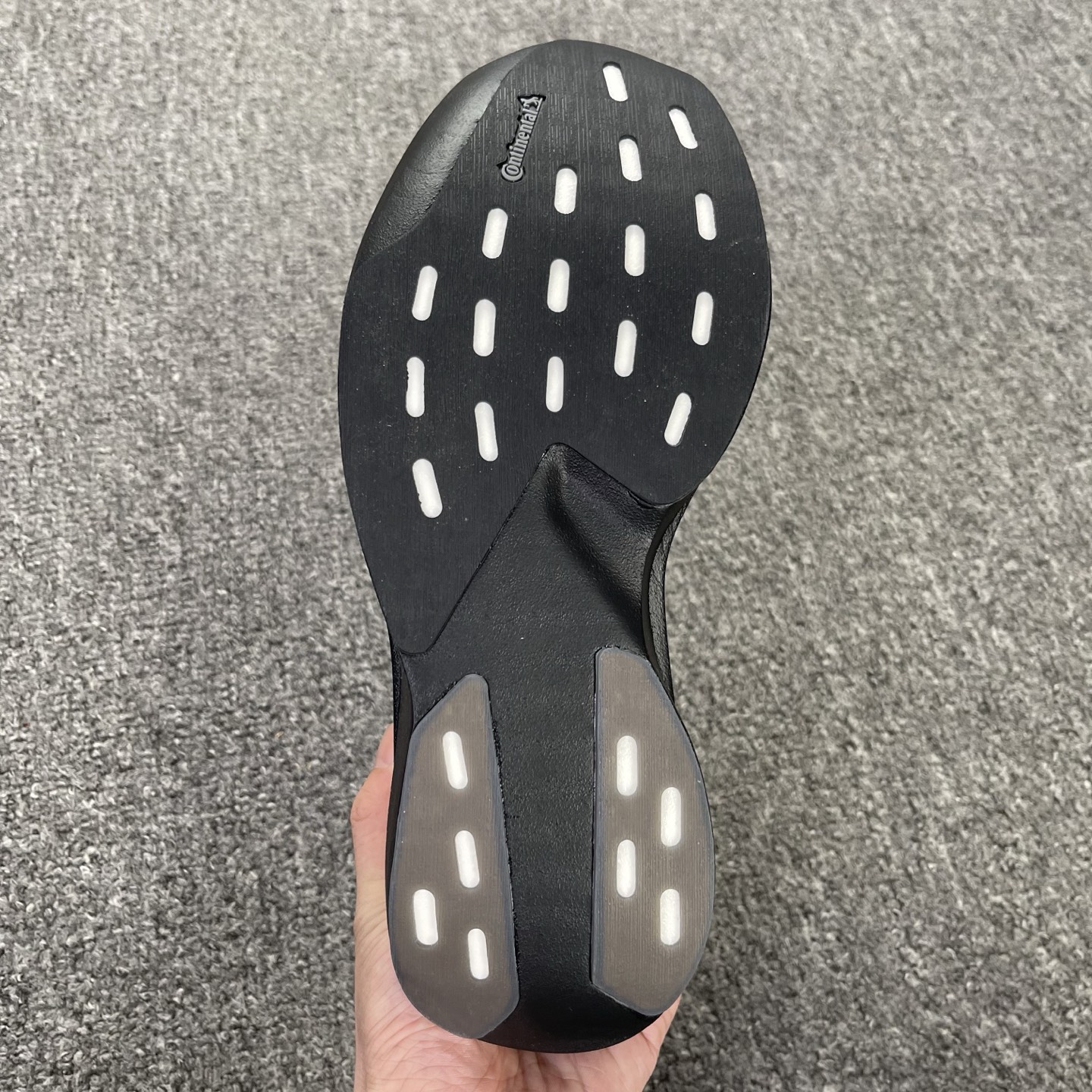 内置碳板 Adidas Adizero Evo SL 低筒 舒适百搭 防滑耐磨 马拉松 训练竞速 跑步鞋 女款 男款 波鞋 黑色 JR4888