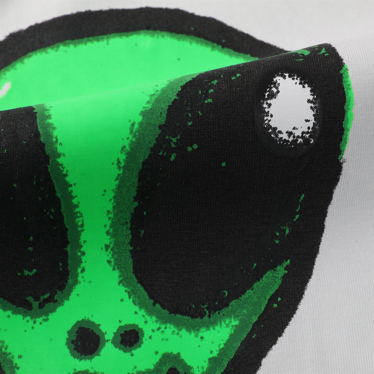 Balenciaga 巴黎世家 外星人 印花短袖 T恤 圆领 短款 夏季 白色A5 764235TSVF59012