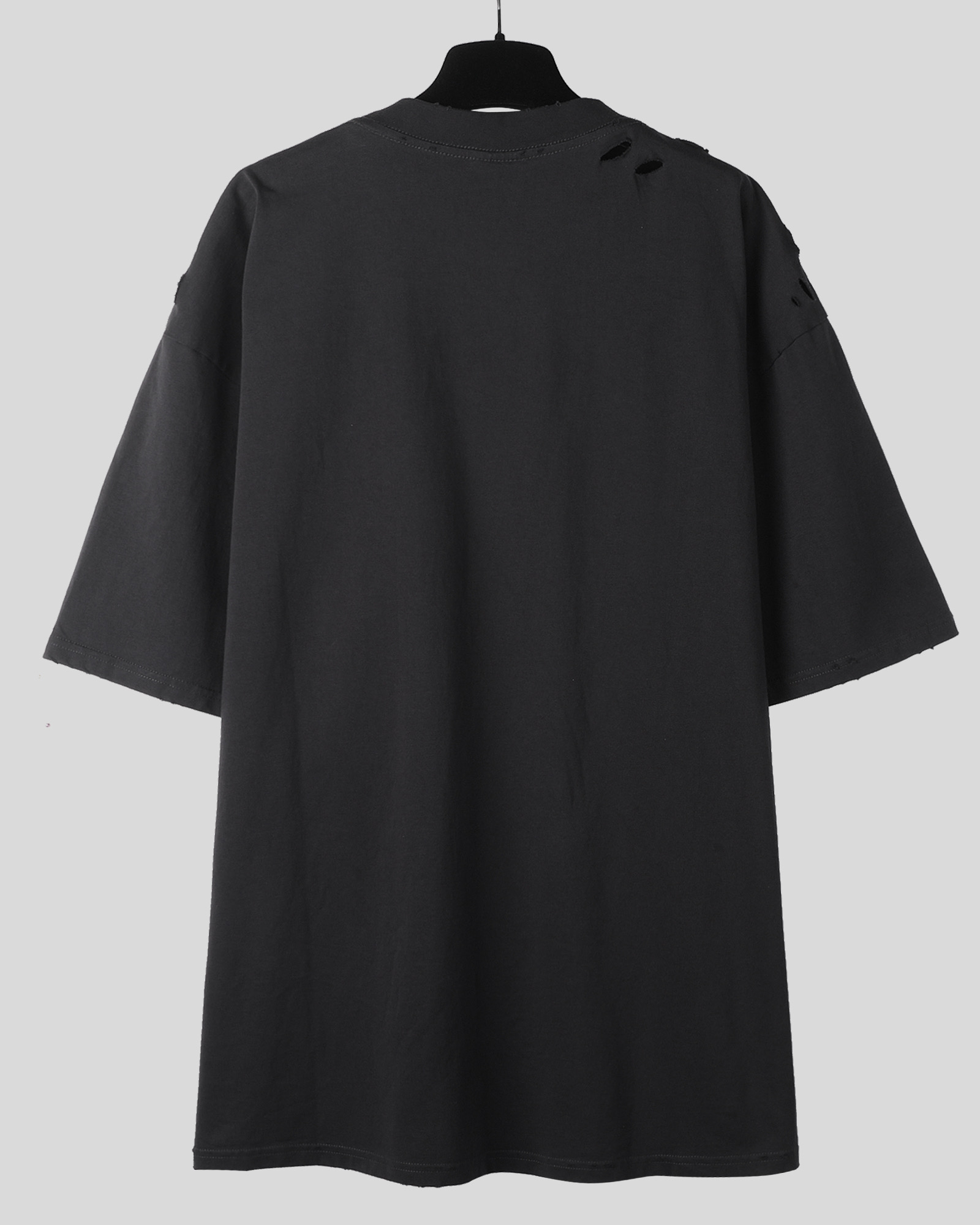 Balenciaga 巴黎世家 金闪粉 印花短袖 T恤 圆领 短款 夏季 黑色A5 831305TSVC51041