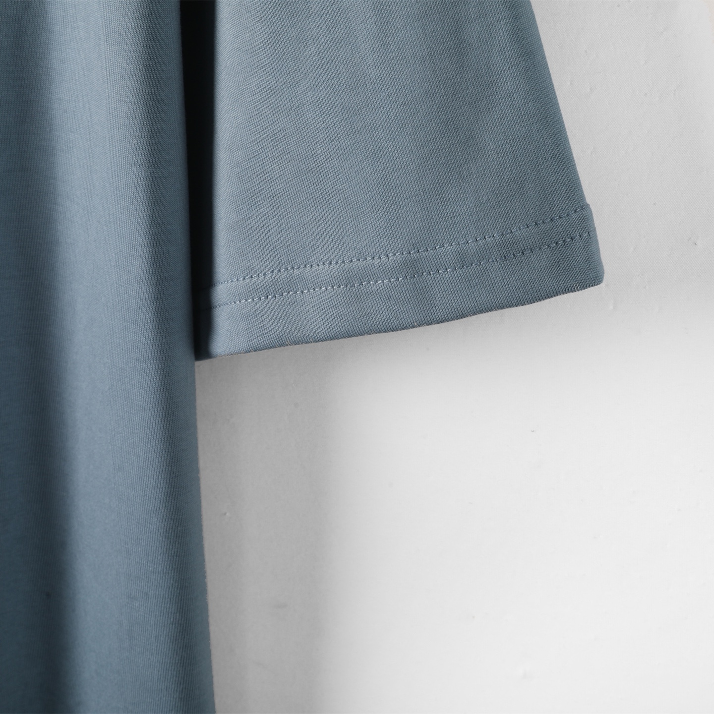 Balenciaga 巴黎世家 刺绣胶带  印花短袖 T恤 圆领 短款 夏季 蓝色A5 764235TSVG28704