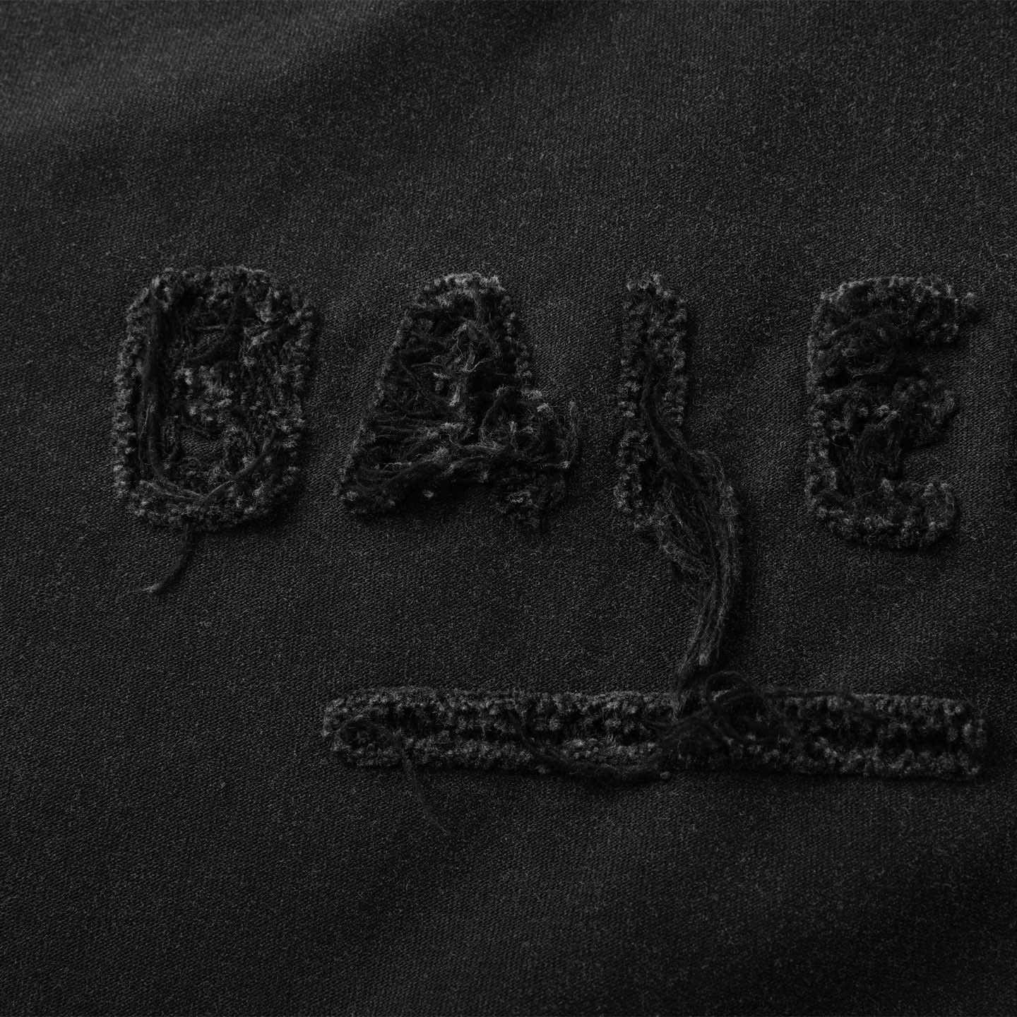 Balenciaga 巴黎世家 贴布刺绣  印花短袖 T恤 圆领 短款 夏季 黑色A5 822441TSVA21041