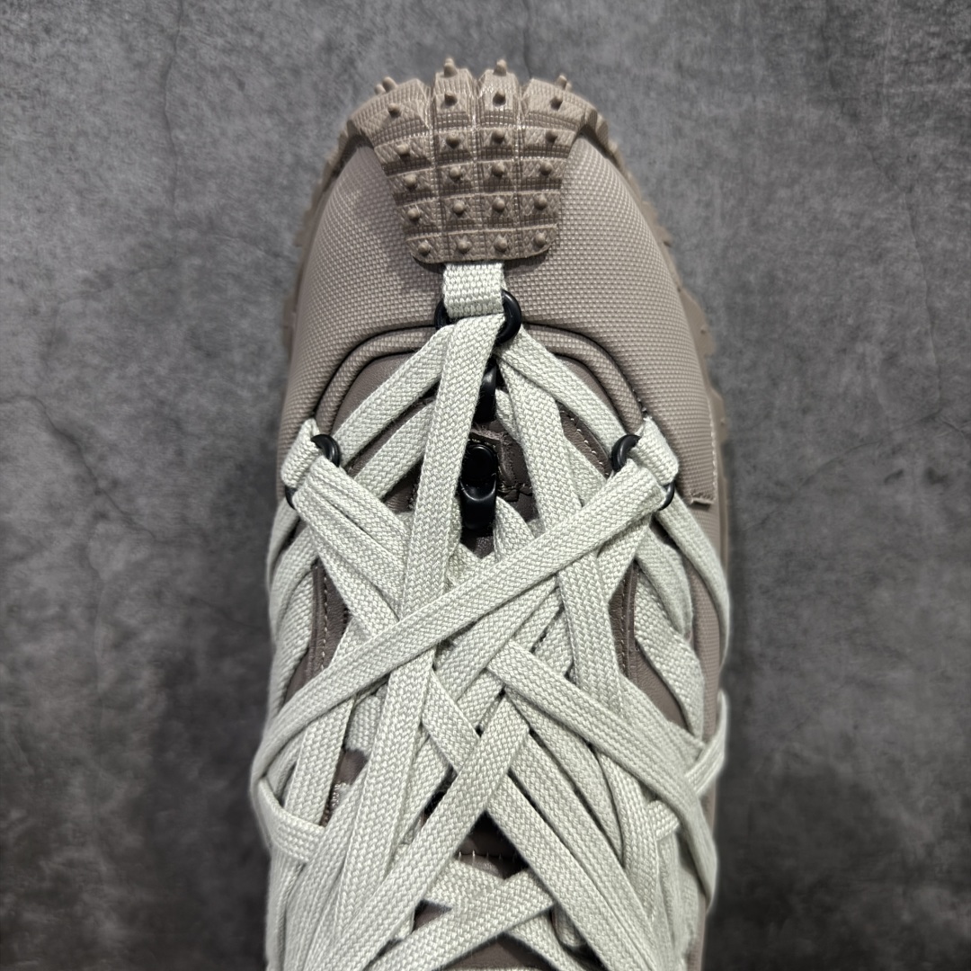 RICK OWENS RO Moncler盟可睐 Trailgrip 厚底 板鞋 休闲鞋 男鞋 女鞋 波鞋  皮質   褐色 MU02D4M10M4321-208