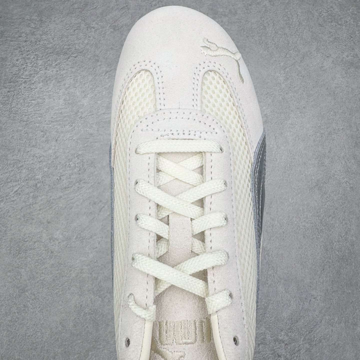 PUMA  Speedcat  圆头系带 二层绒面皮防滑耐磨 低筒 舒适时尚 赛车 跑步鞋 休闲鞋 波鞋 云端白 403902-01