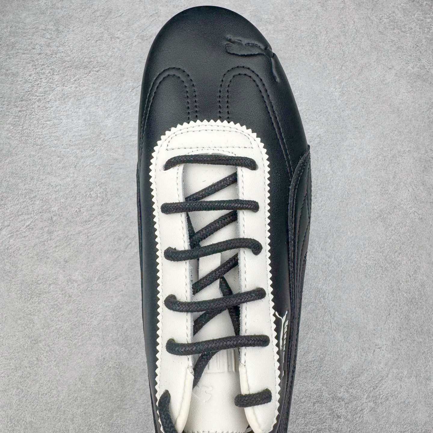 PUMA  Speedcat  圆头系带 二层绒面皮防滑耐磨 低筒 舒适时尚 赛车 跑步鞋 休闲鞋 波鞋 黑皮