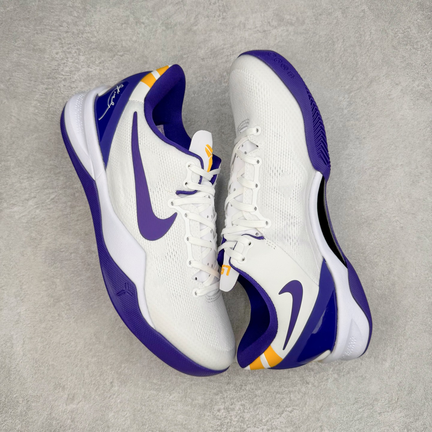 S2 Kobe 8 Protro System 科比8 低筒  全掌LUNARLON 鞋墊 籃球鞋 實戰鞋 球鞋 男鞋 波鞋 湖人白紫 HF7485-001