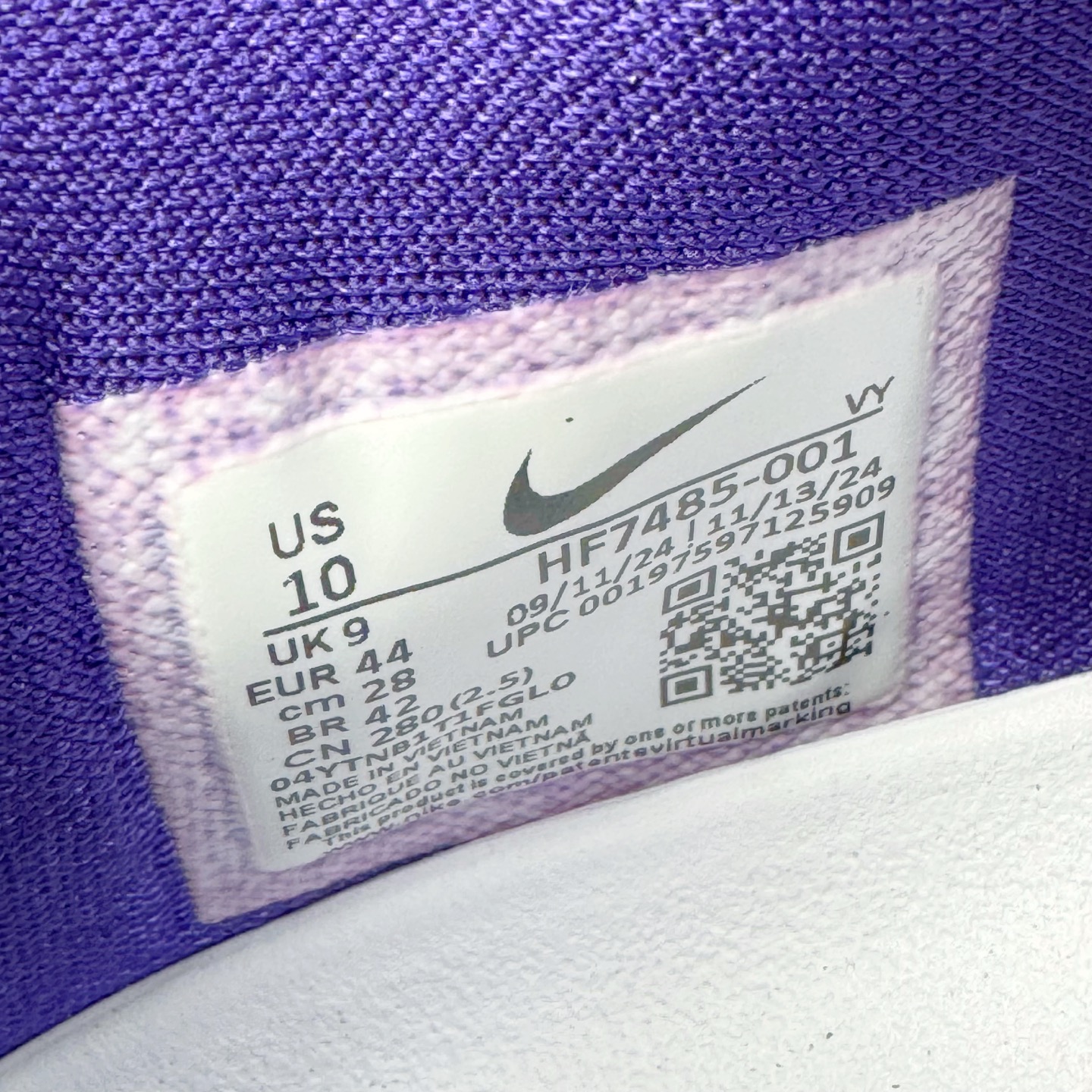 S2 Kobe 8 Protro System 科比8 低筒  全掌LUNARLON 鞋墊 籃球鞋 實戰鞋 球鞋 男鞋 波鞋 湖人白紫 HF7485-001