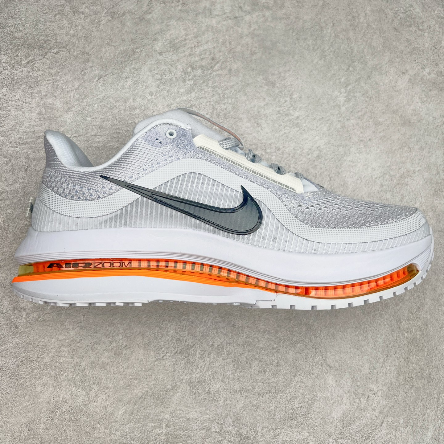 Nike Pegasus Premium 低筒 简约舒适 织物网布耐磨减震防滑 休闲城市通勤体测体考竞速训练跑步鞋 男女同款 灰白橙 HQ2592-002